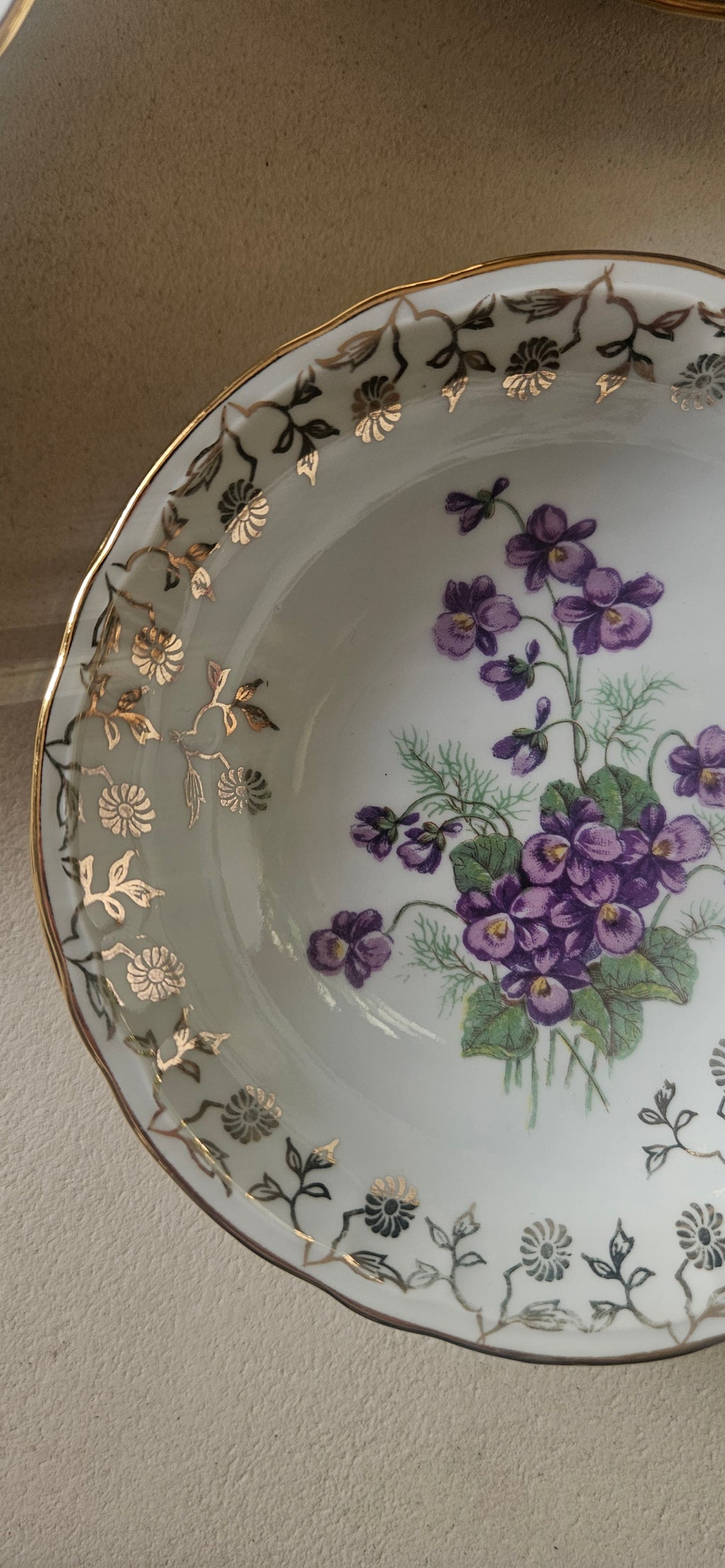 Service porcelaine 8 coupelles + plat