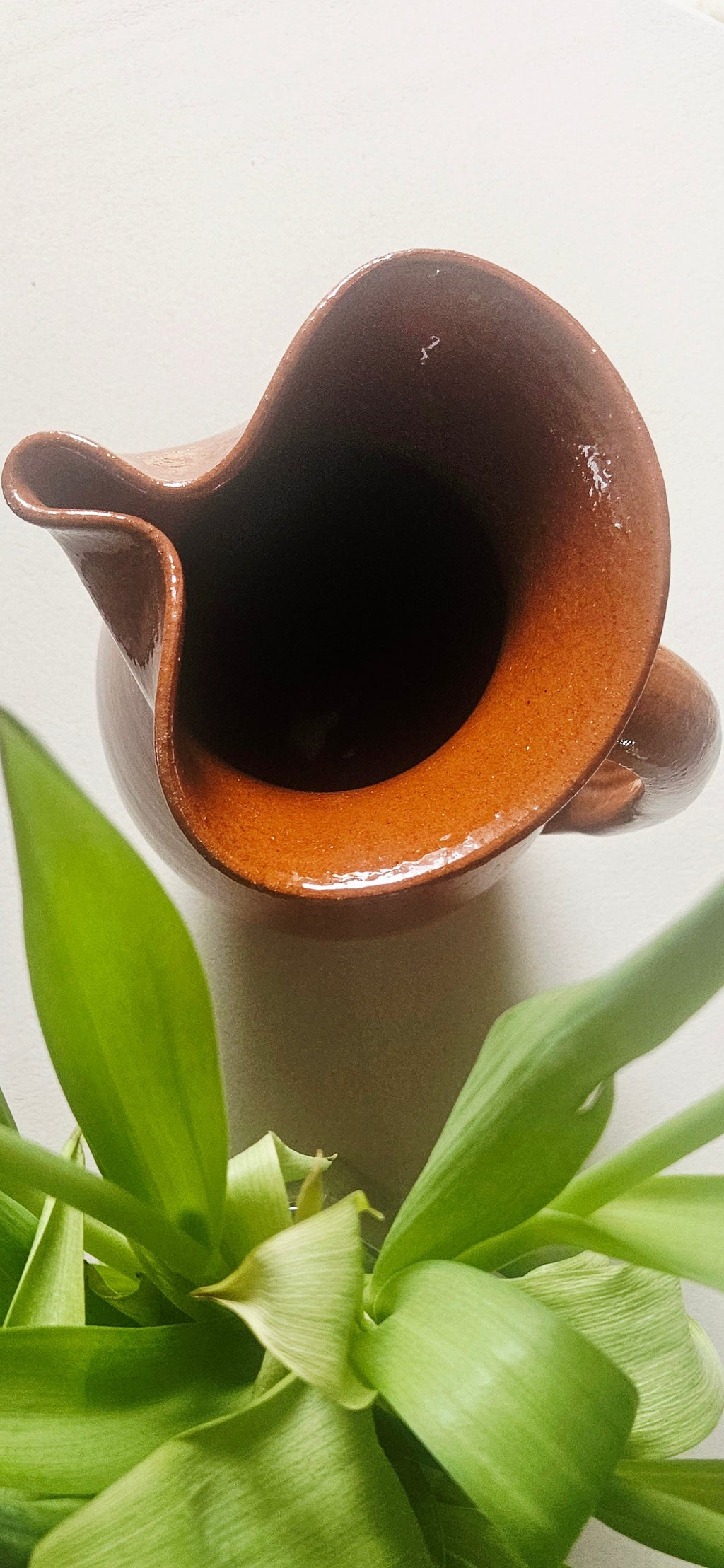 Pichet en grès vernissé CARAMEL