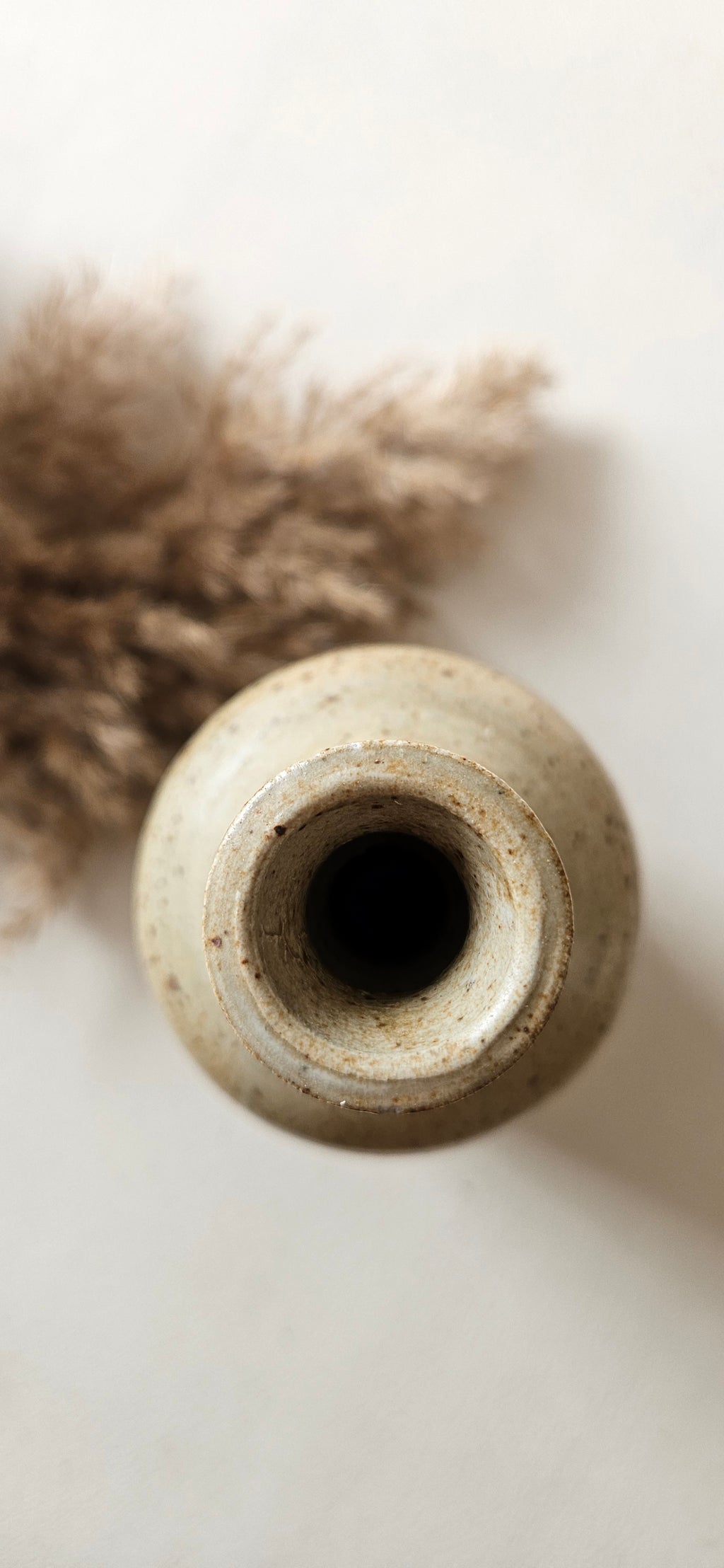 Bouteille en grès moucheté - LOUISE