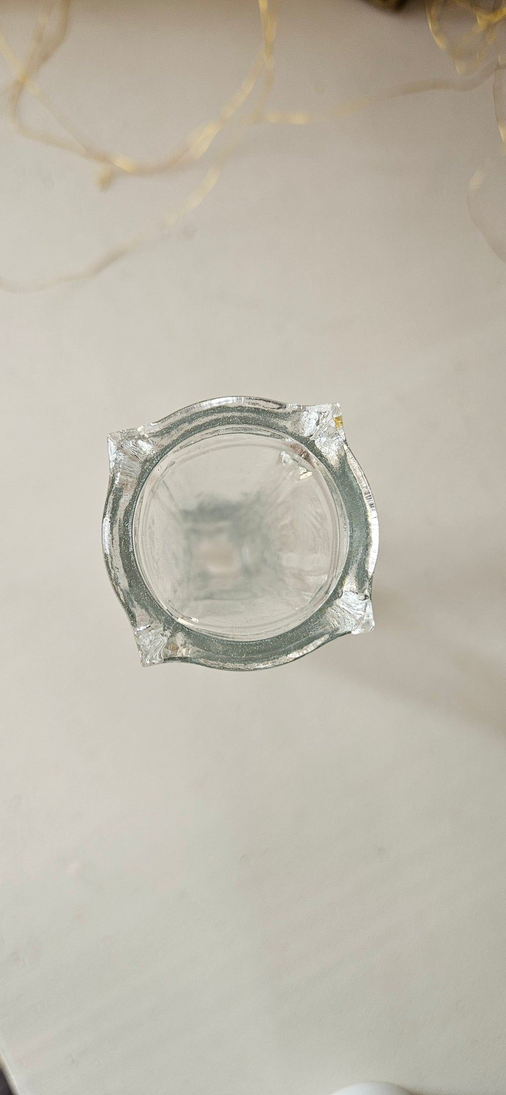 Soliflore vintage en verre moulé - SUZANNE
