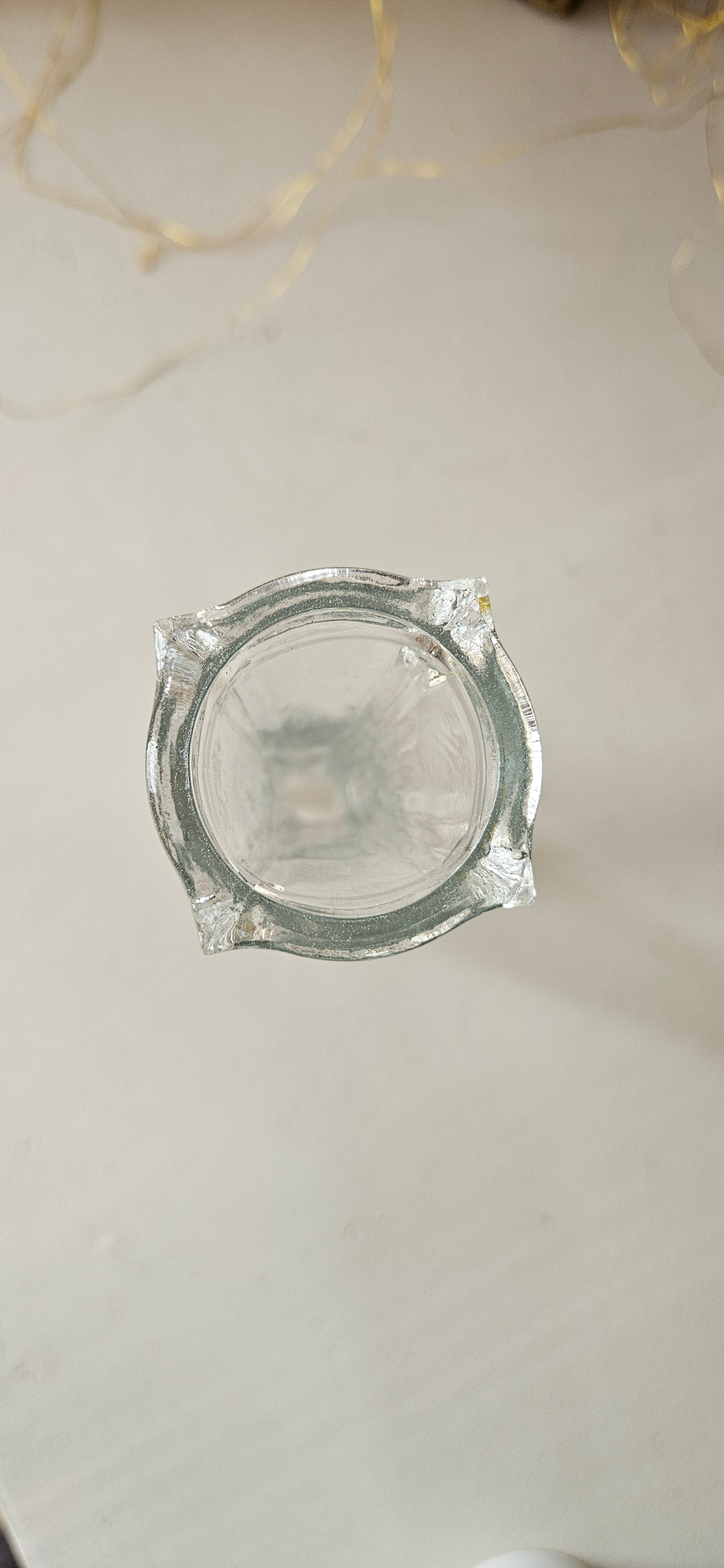 Soliflore vintage en verre moulé - SUZANNE