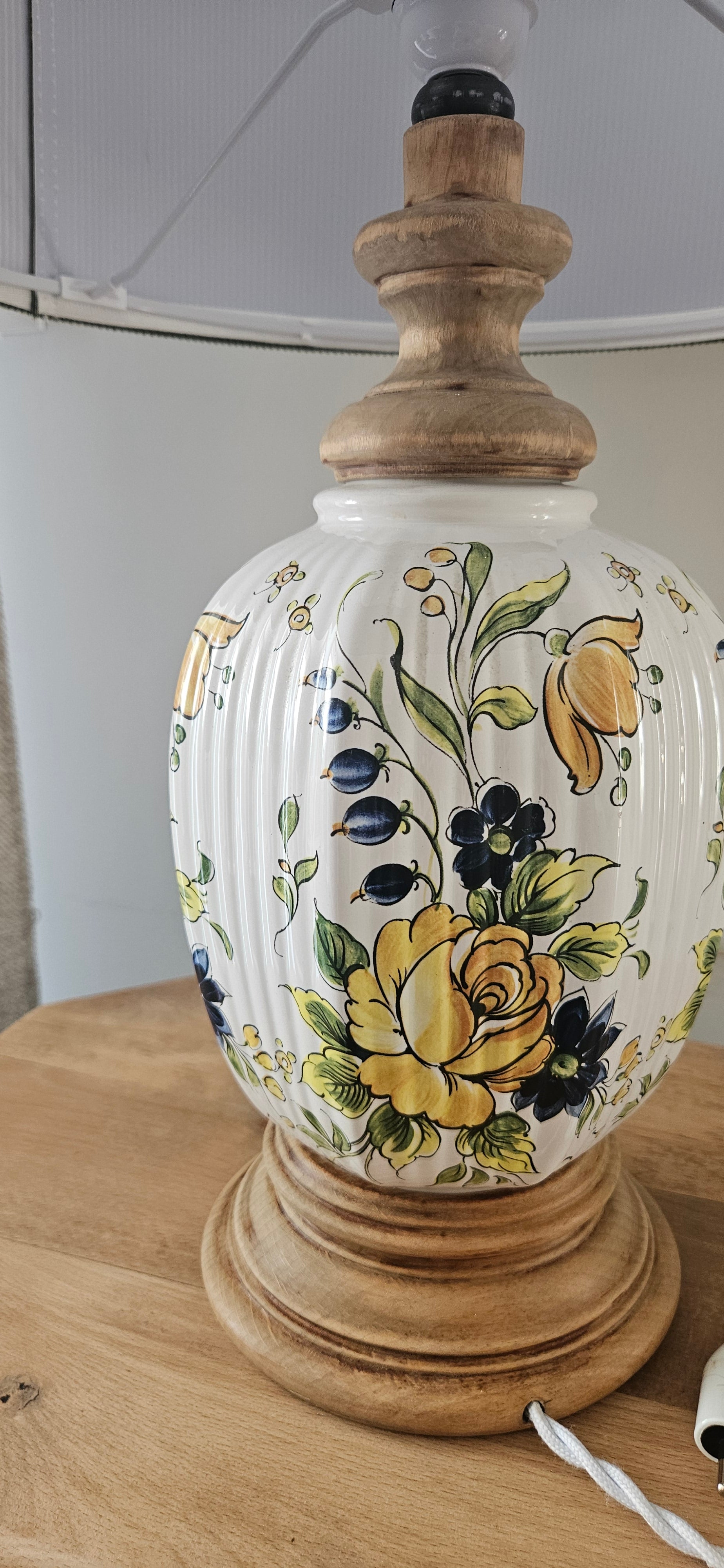 Lampe florale vintage - FLORA