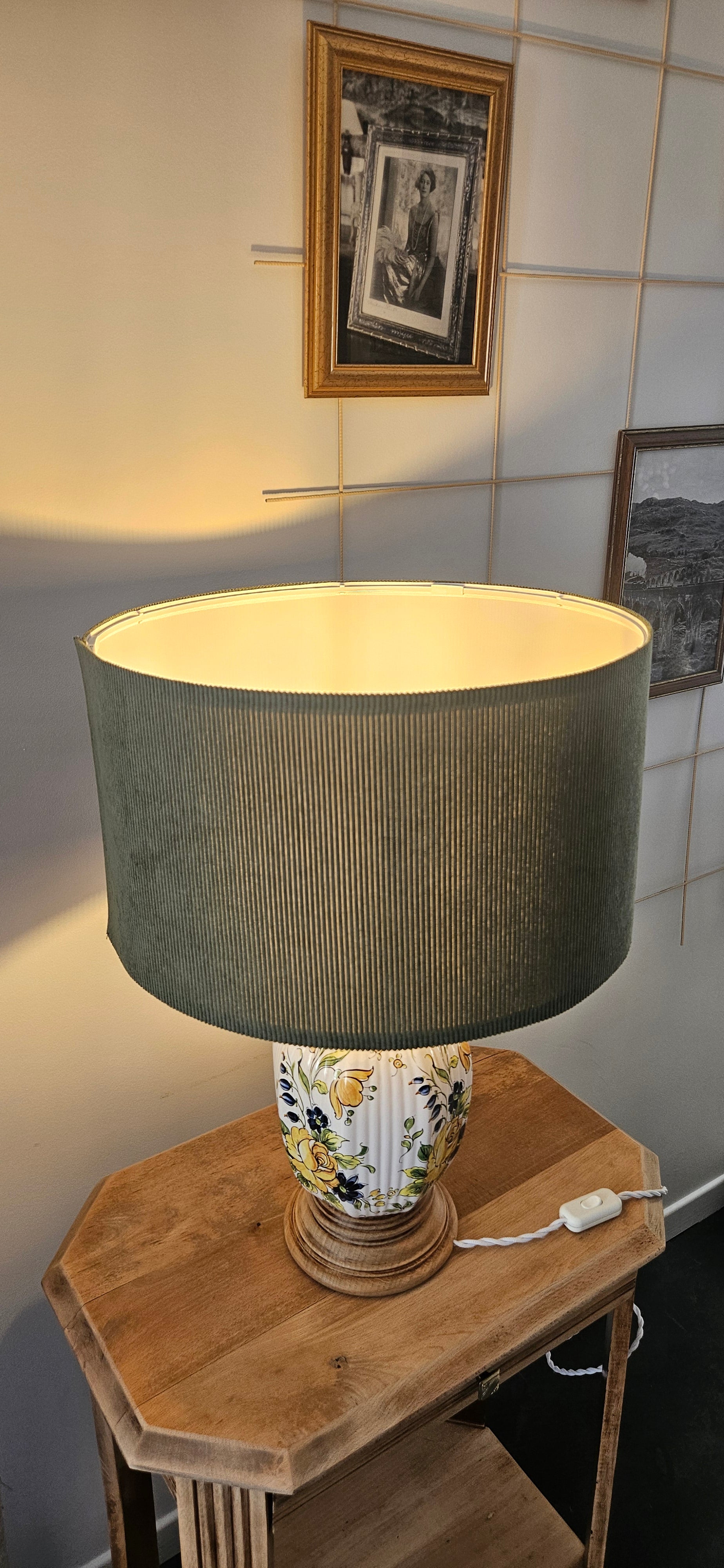 Lampe florale vintage - FLORA
