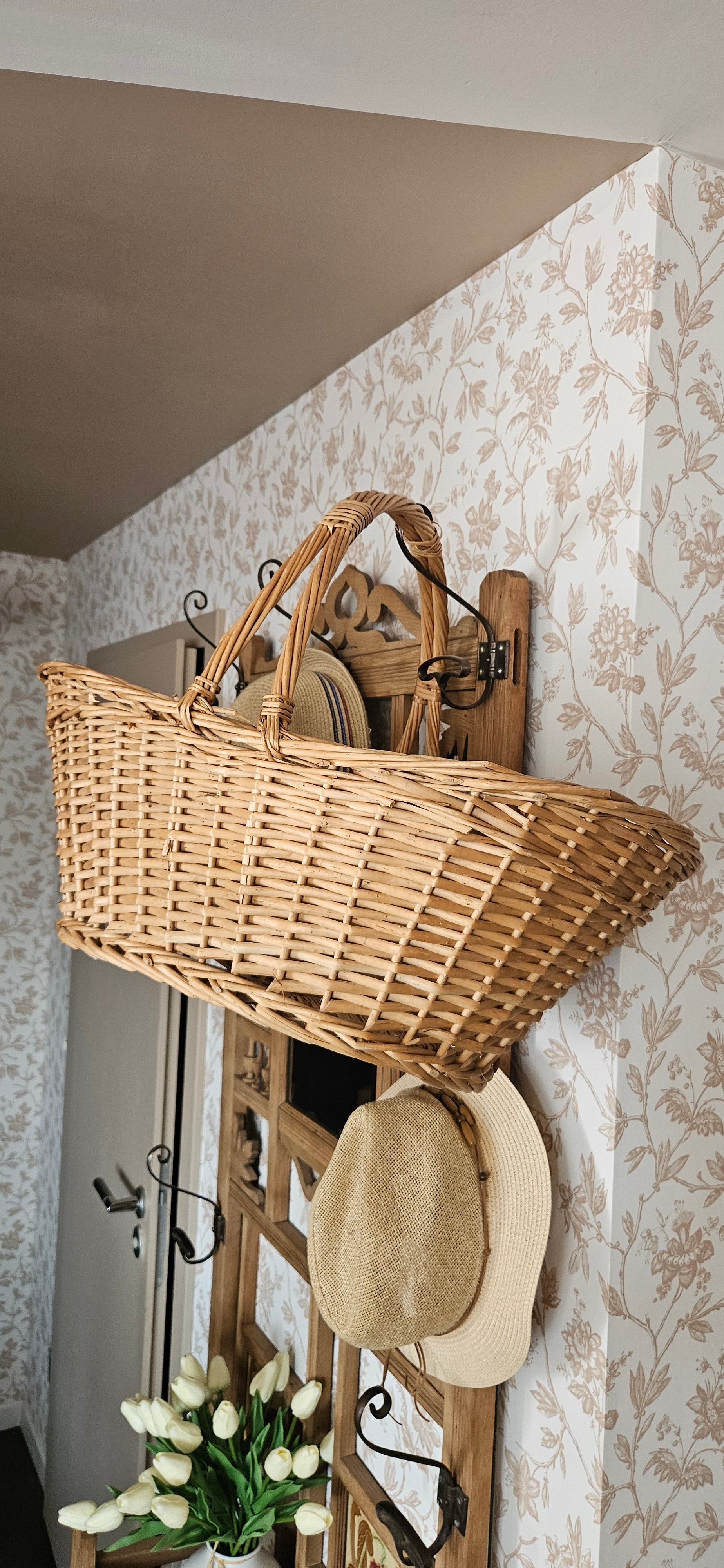 Grand Panier cueillette en osier - MARGUERITE
