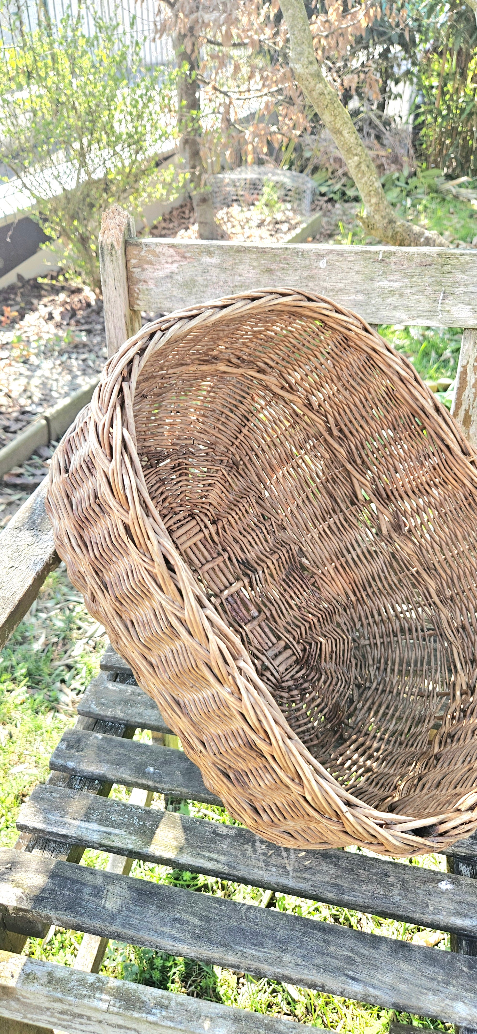 Panier en osier vintage - ELISE