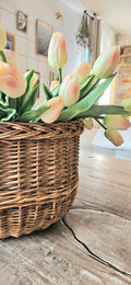 Panier en osier vintage - ELISE