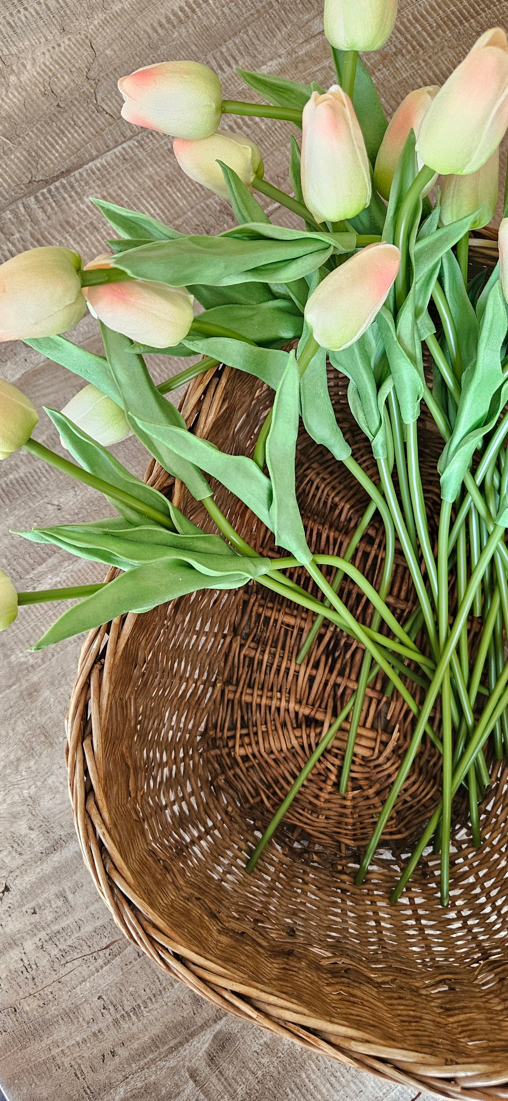 Panier en osier vintage - ELISE