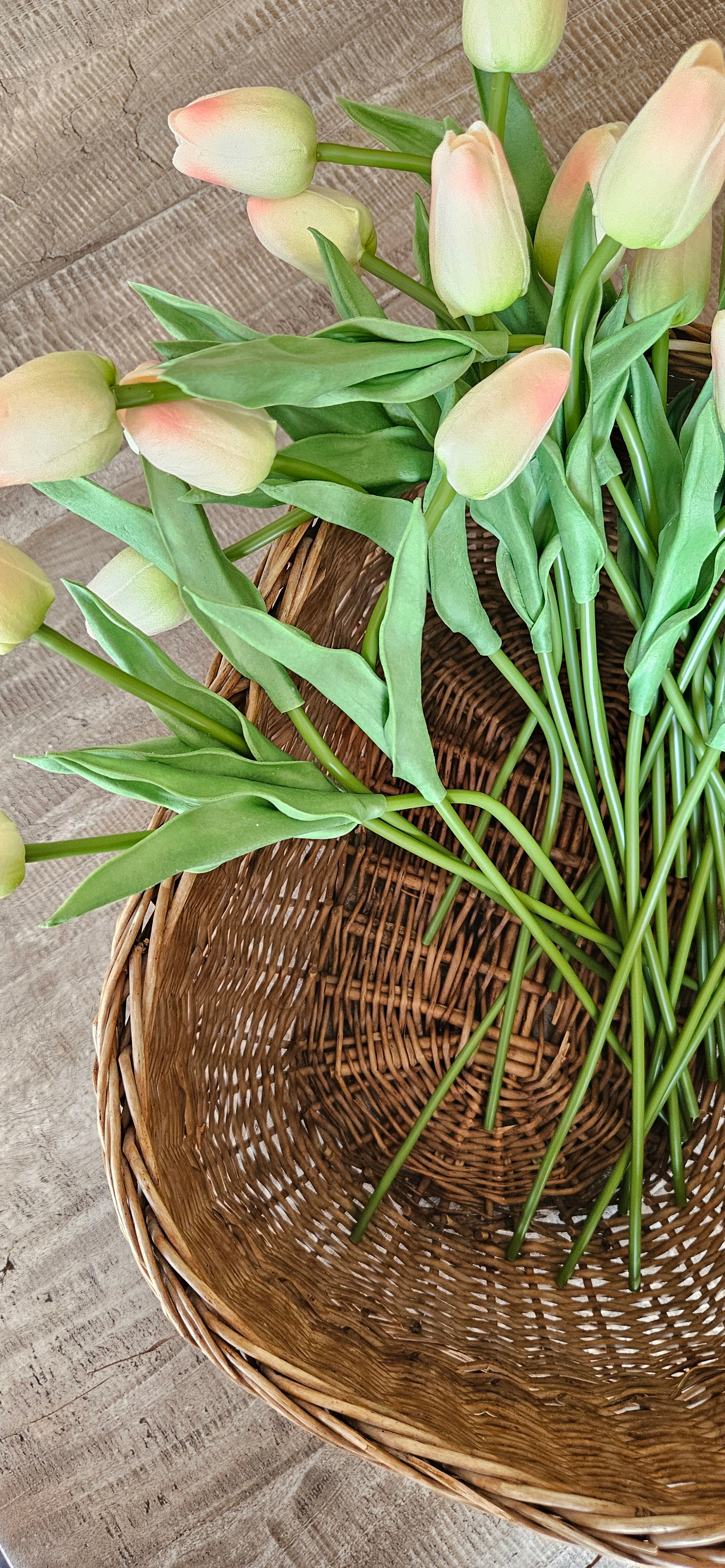 Panier en osier vintage - ELISE