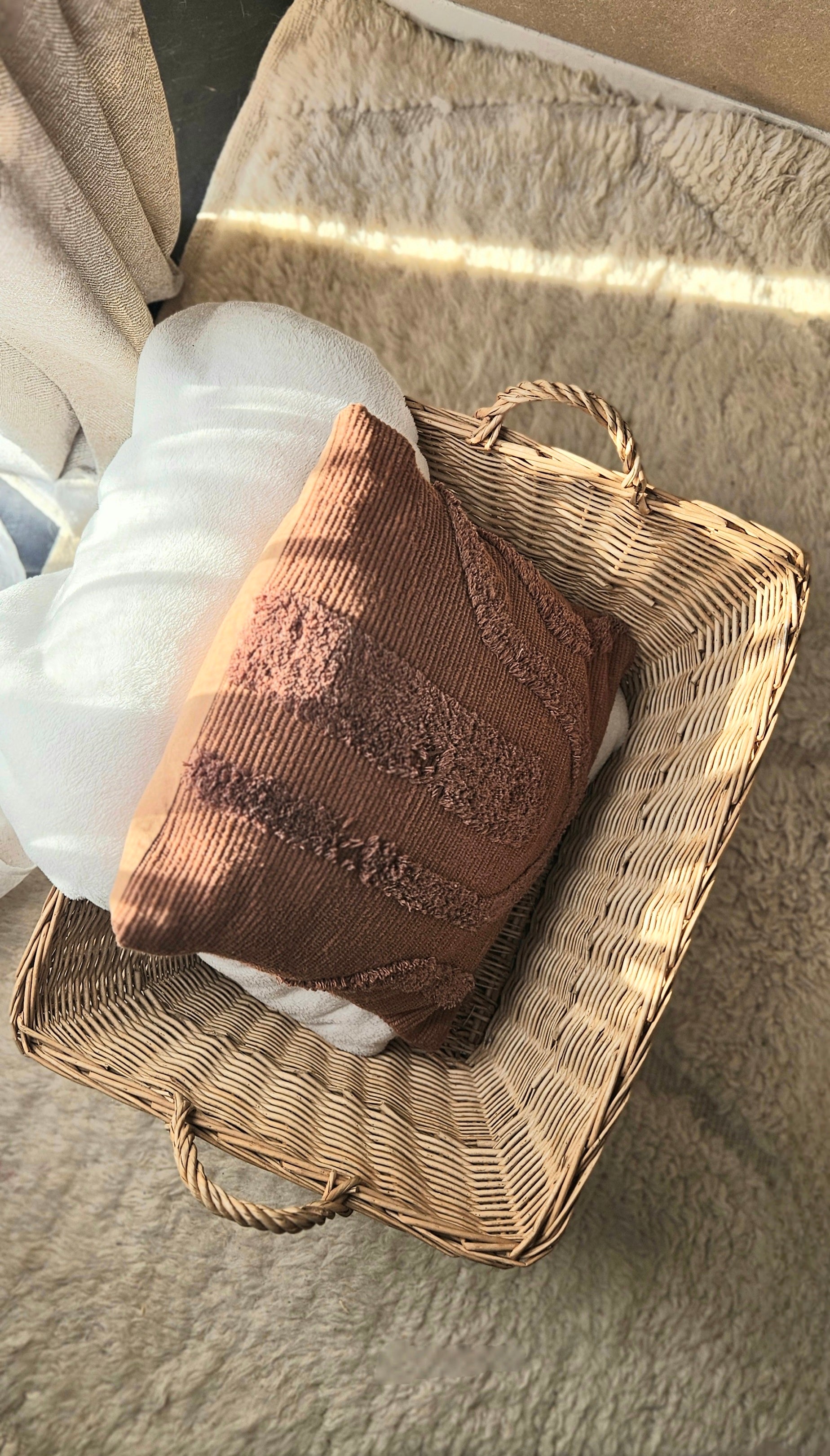 Très grand panier osier - AGATHE