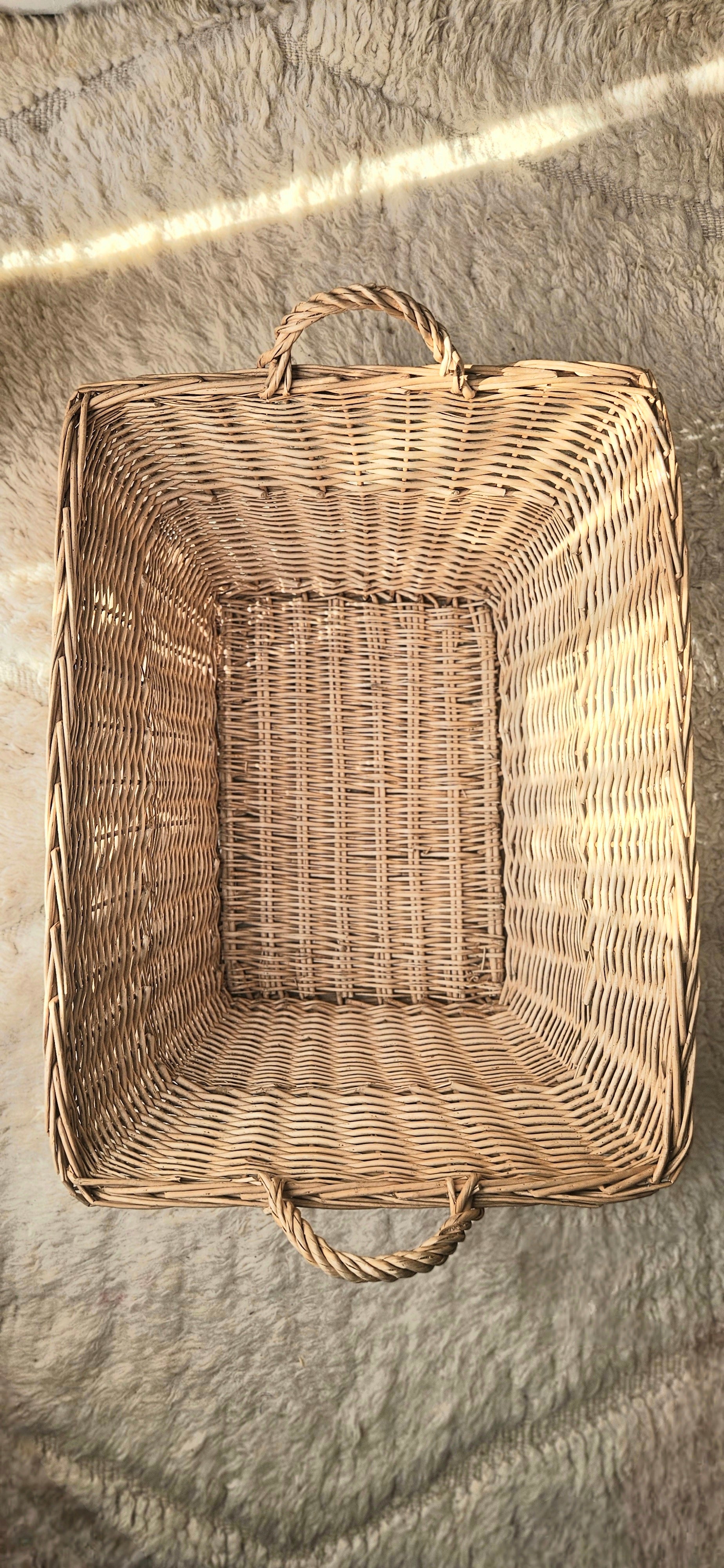 Très grand panier osier - AGATHE