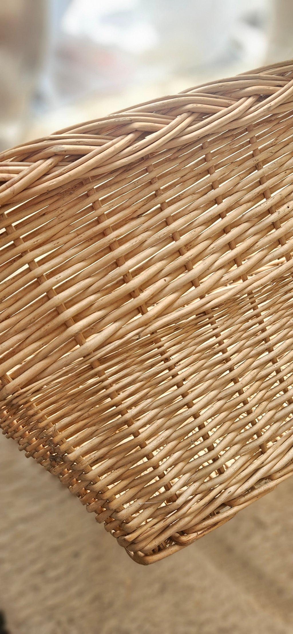 Très grand panier osier - AGATHE