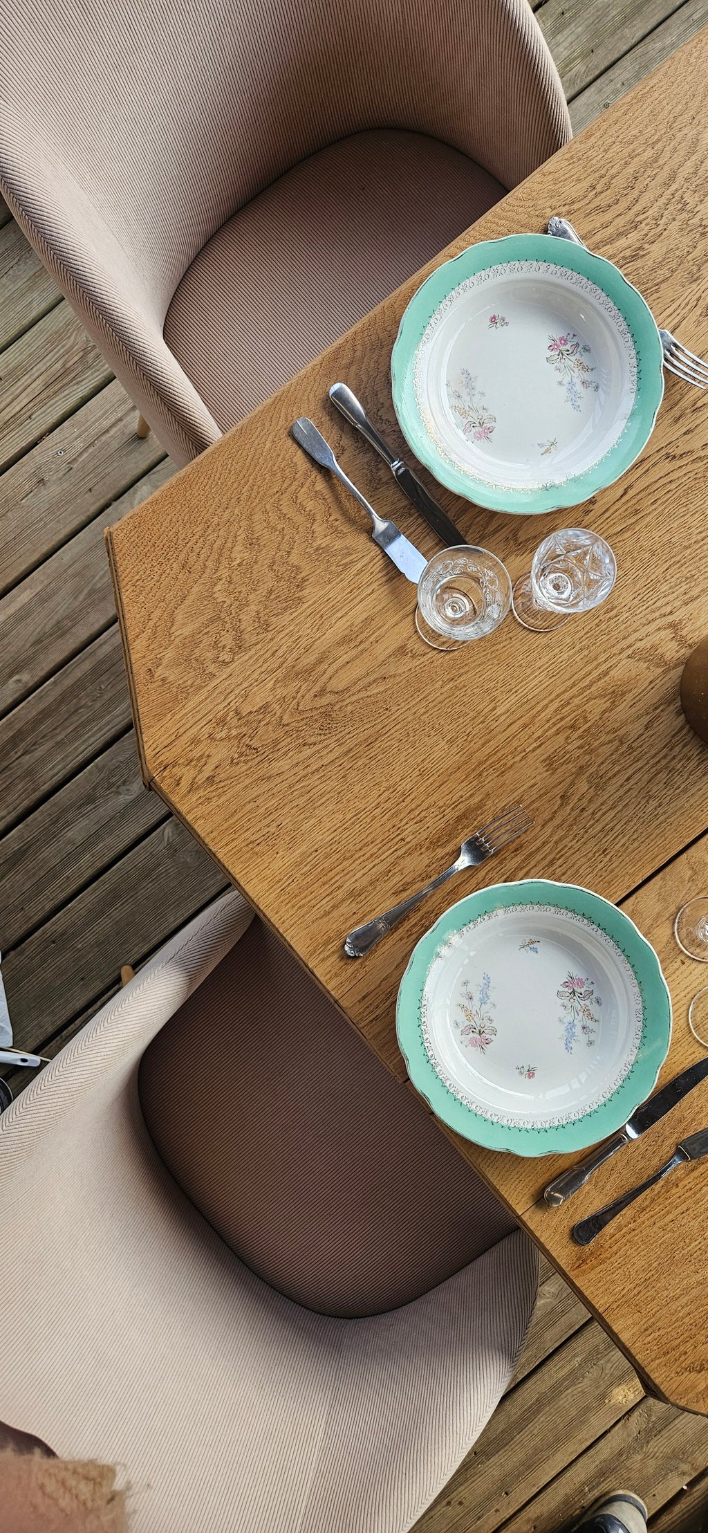 Table en chêne rénovée - AMELIA