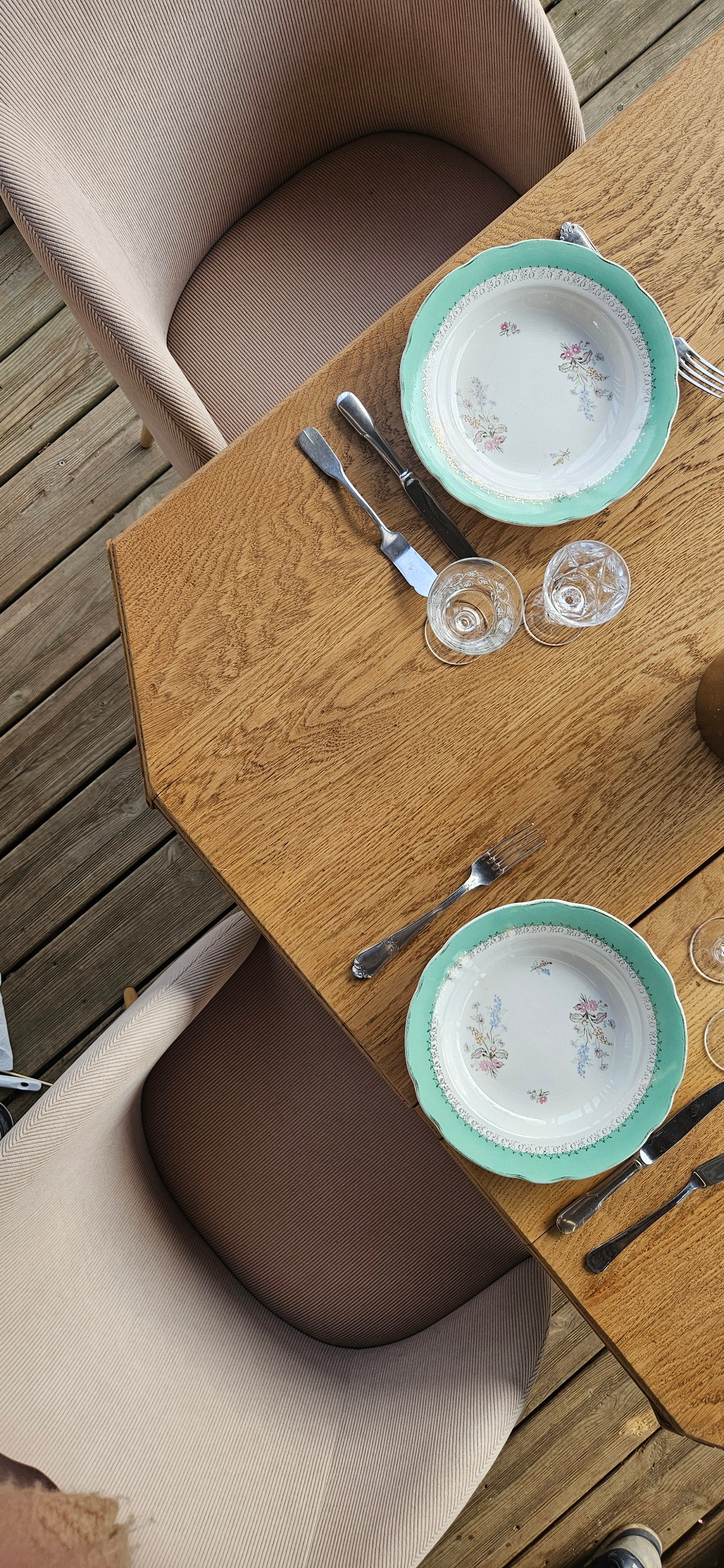 Table en chêne rénovée - AMELIA