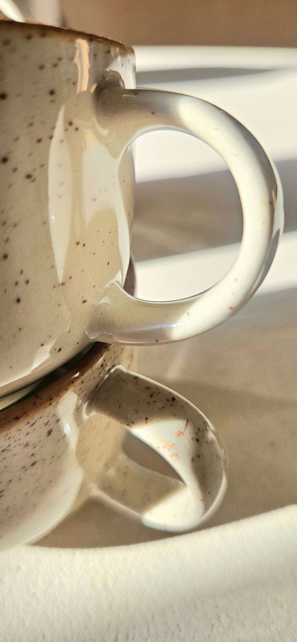 Lot de 5 tasses vintage en grès – Pologne (Tułowice)