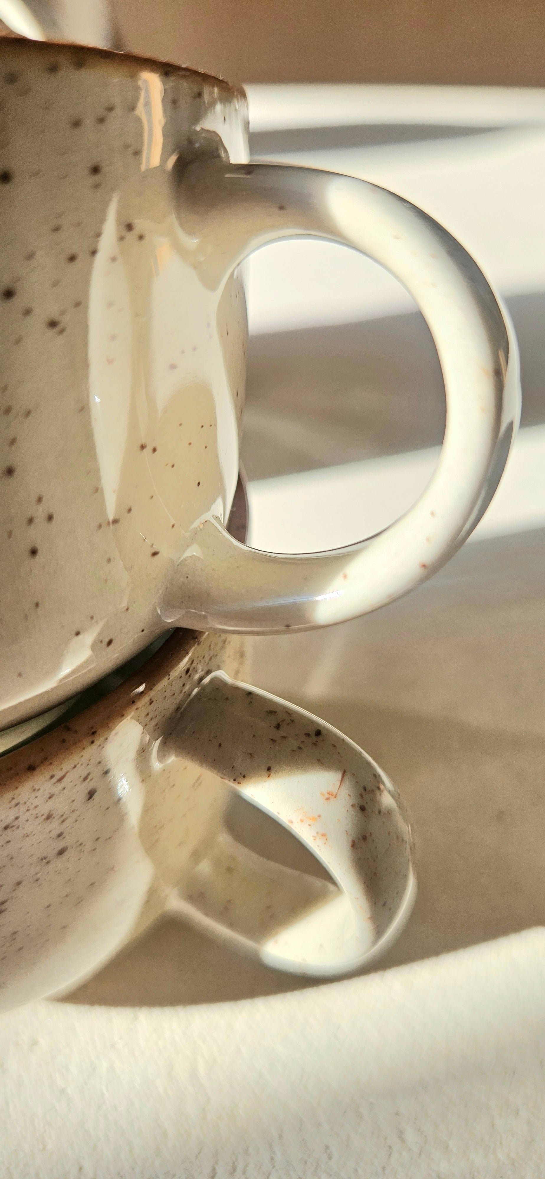 Lot de 5 tasses vintage en grès – Pologne (Tułowice)