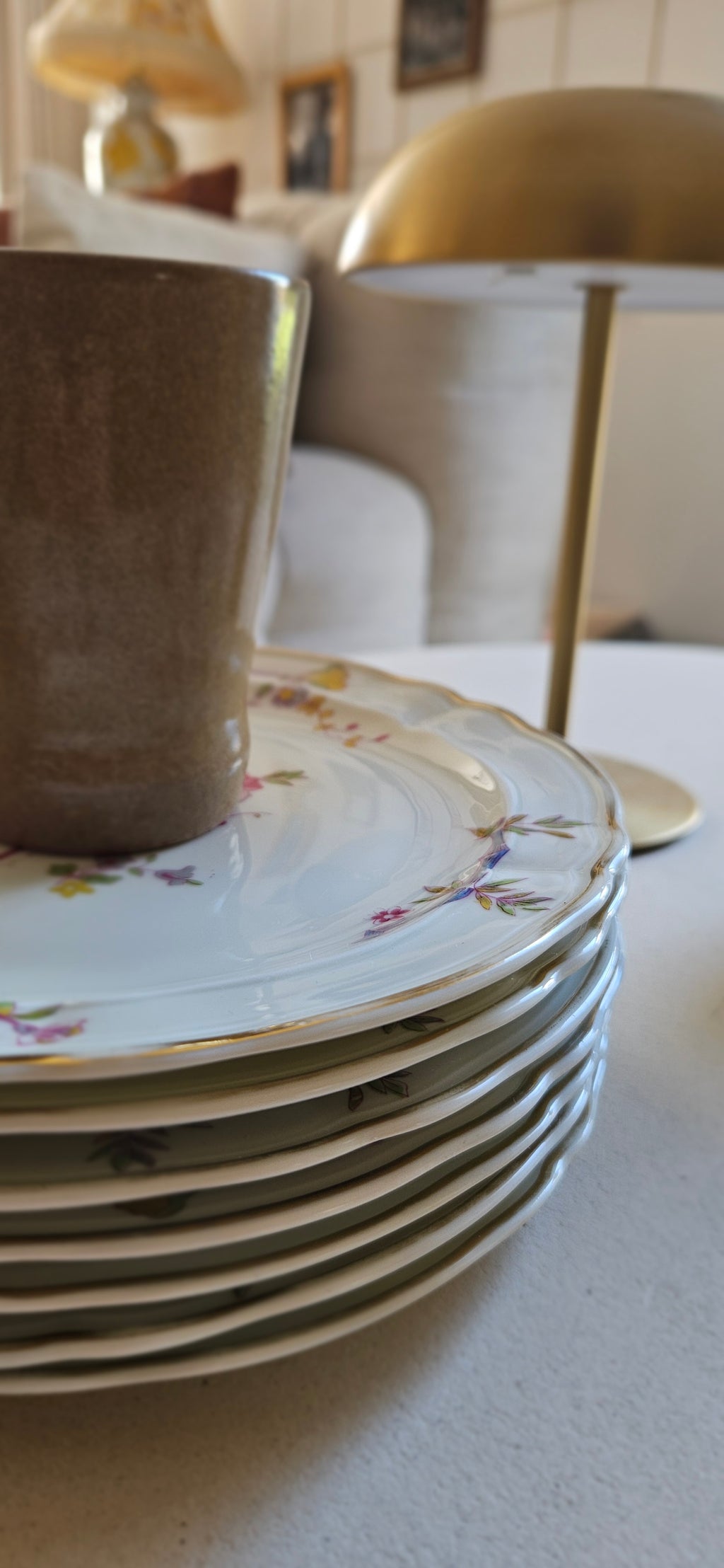 Lot exceptionnel 8 assiettes à dessert maison Bernardaud Limoges