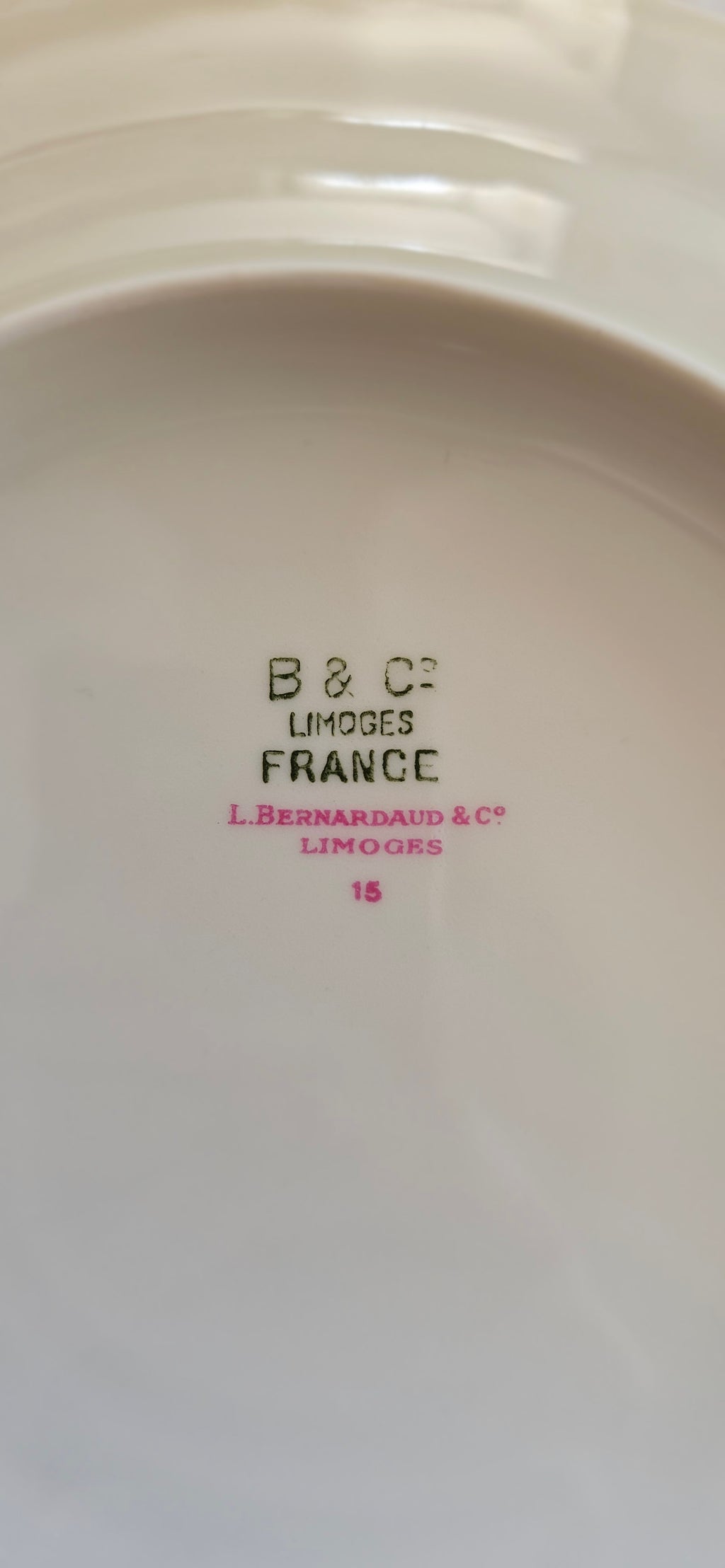 Lot exceptionnel 8 assiettes à dessert maison Bernardaud Limoges
