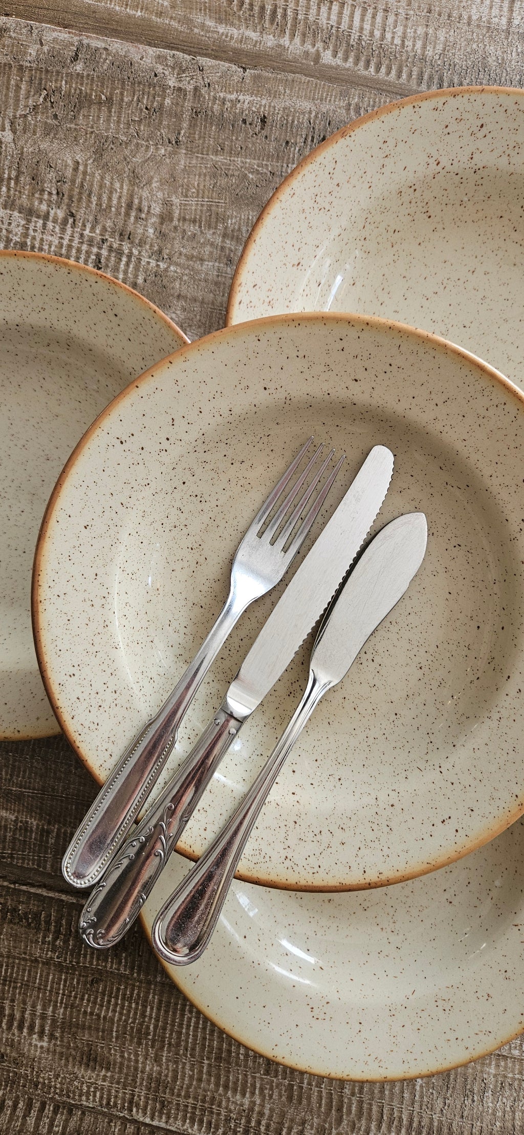 Lot de 8 assiettes creuses vintage Tułowice