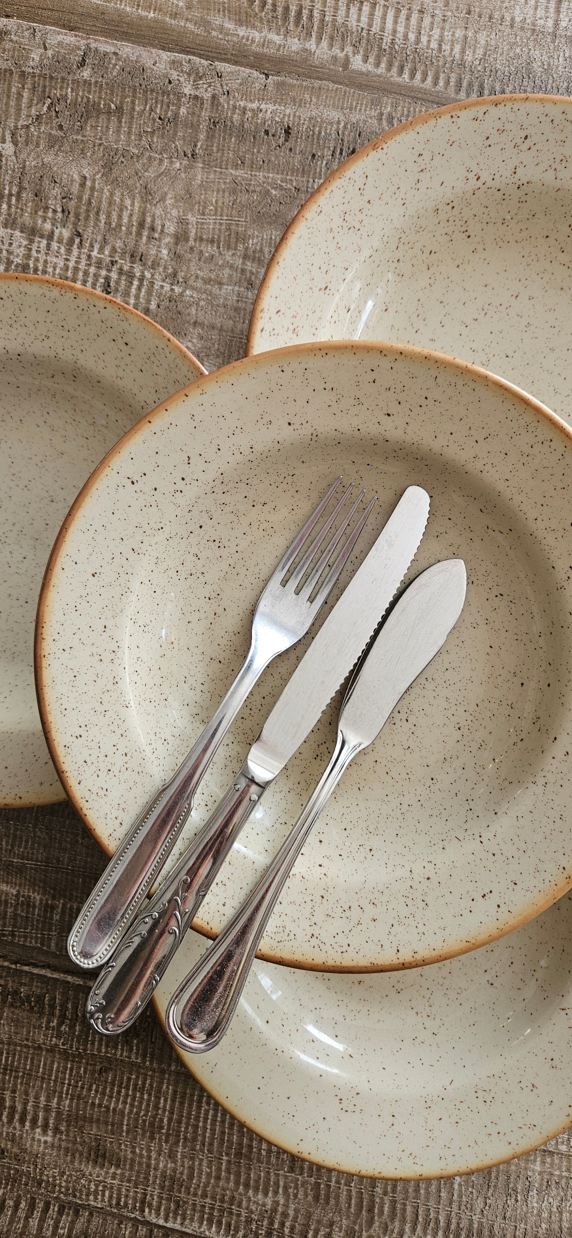 Lot de 8 assiettes creuses vintage Tułowice