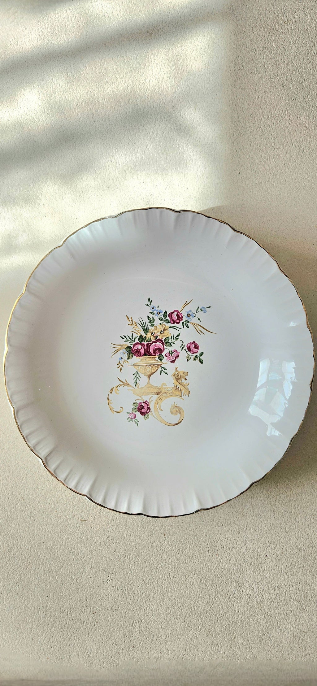 Assiette creuse vintage Digoin Sarreguemines
