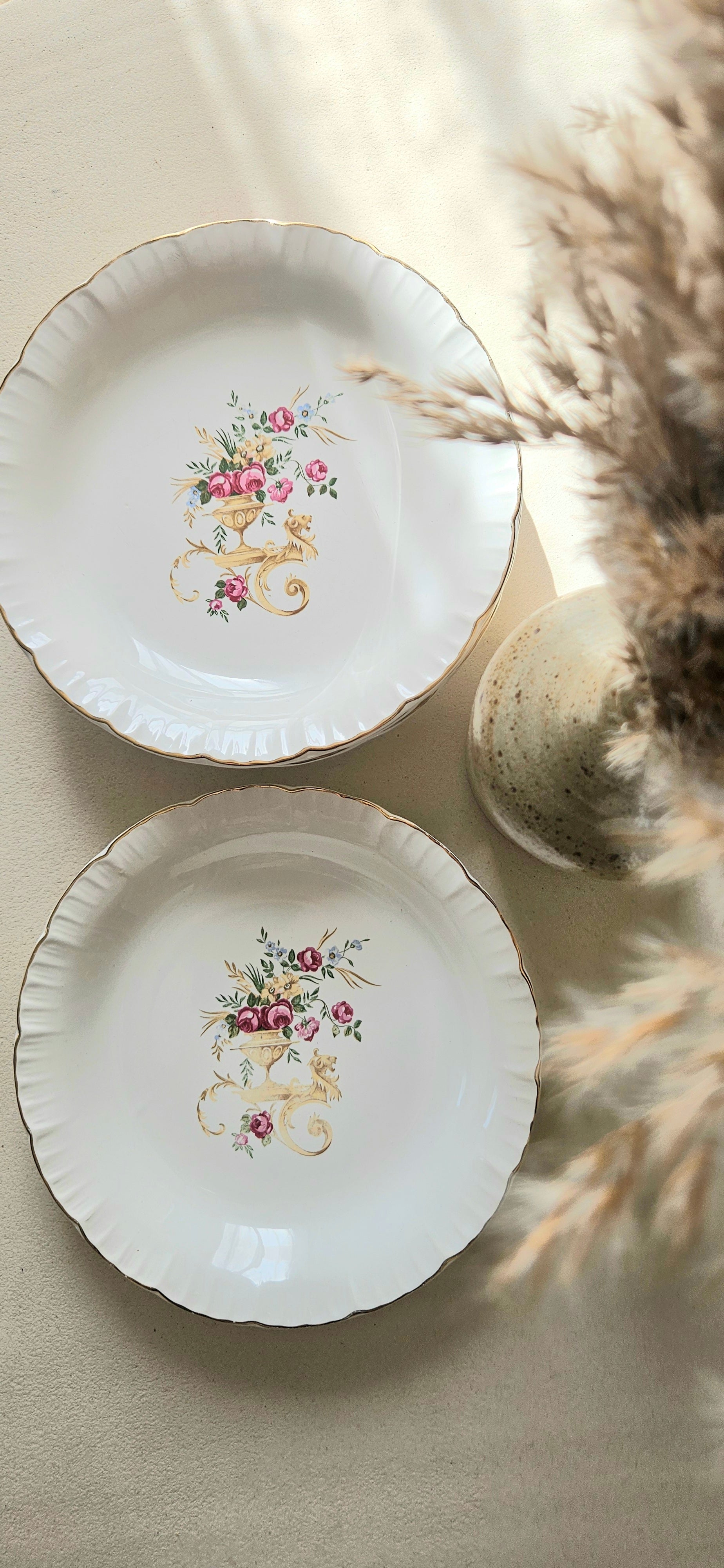Assiette creuse vintage Digoin Sarreguemines