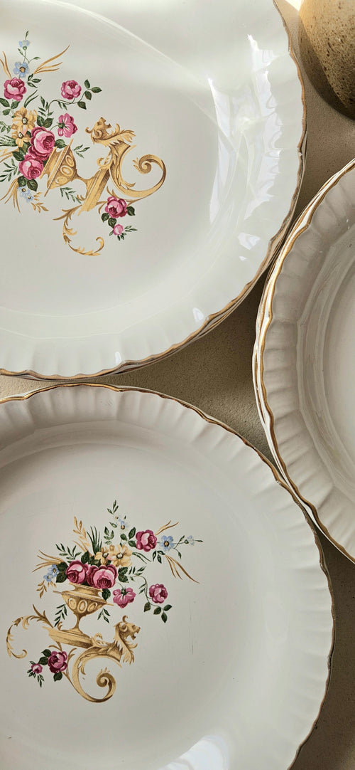 Assiette creuse vintage Digoin Sarreguemines
