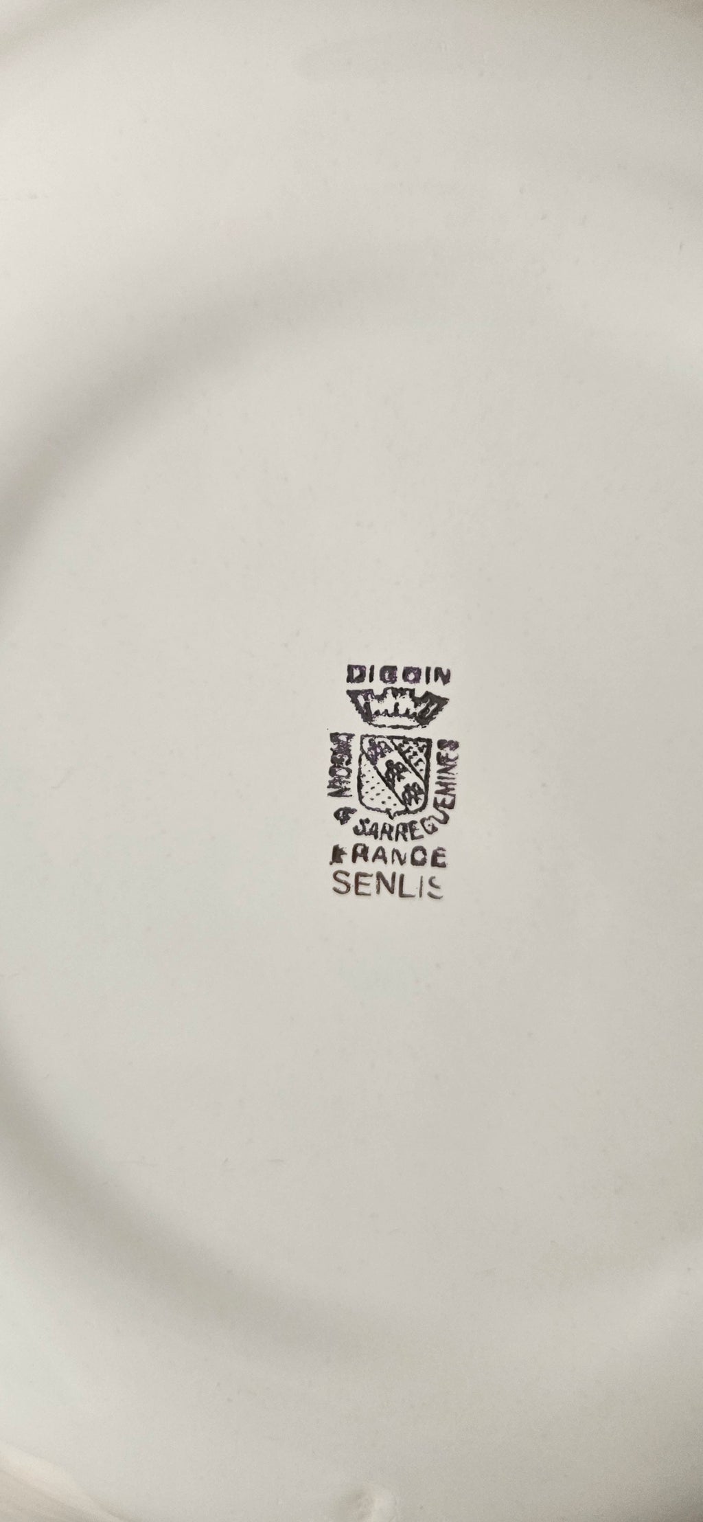 Assiette creuse vintage Digoin Sarreguemines