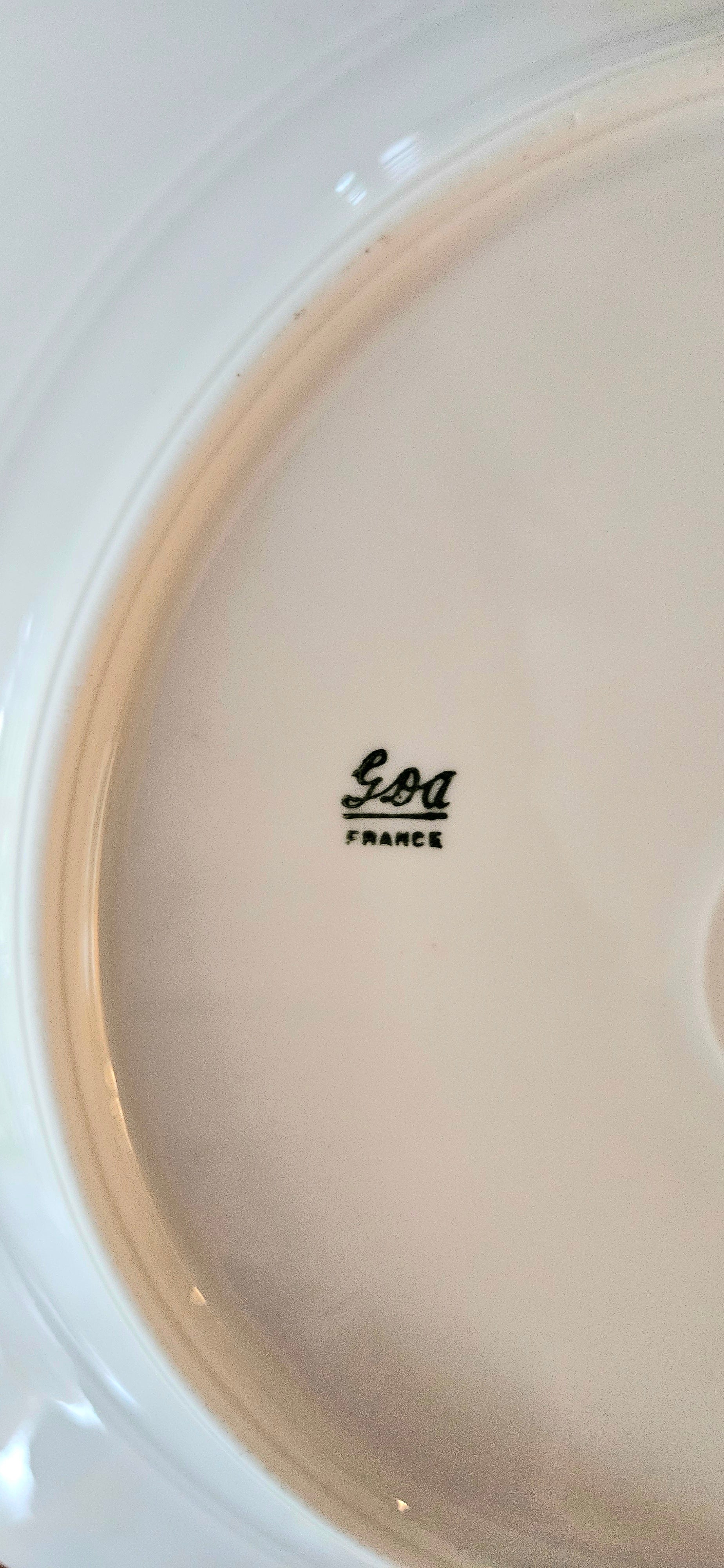 Lot de 6 assiettes à dessert vintage dépareillées