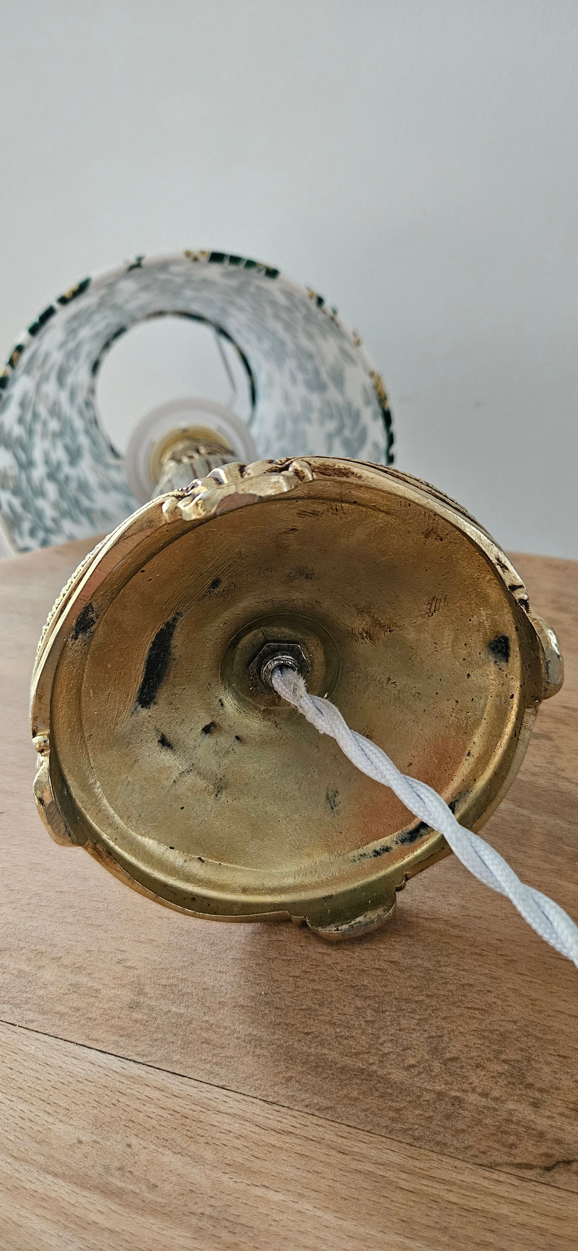 LAMPE VINTAGE RELOOKÉE – PIÈCE UNIQUE