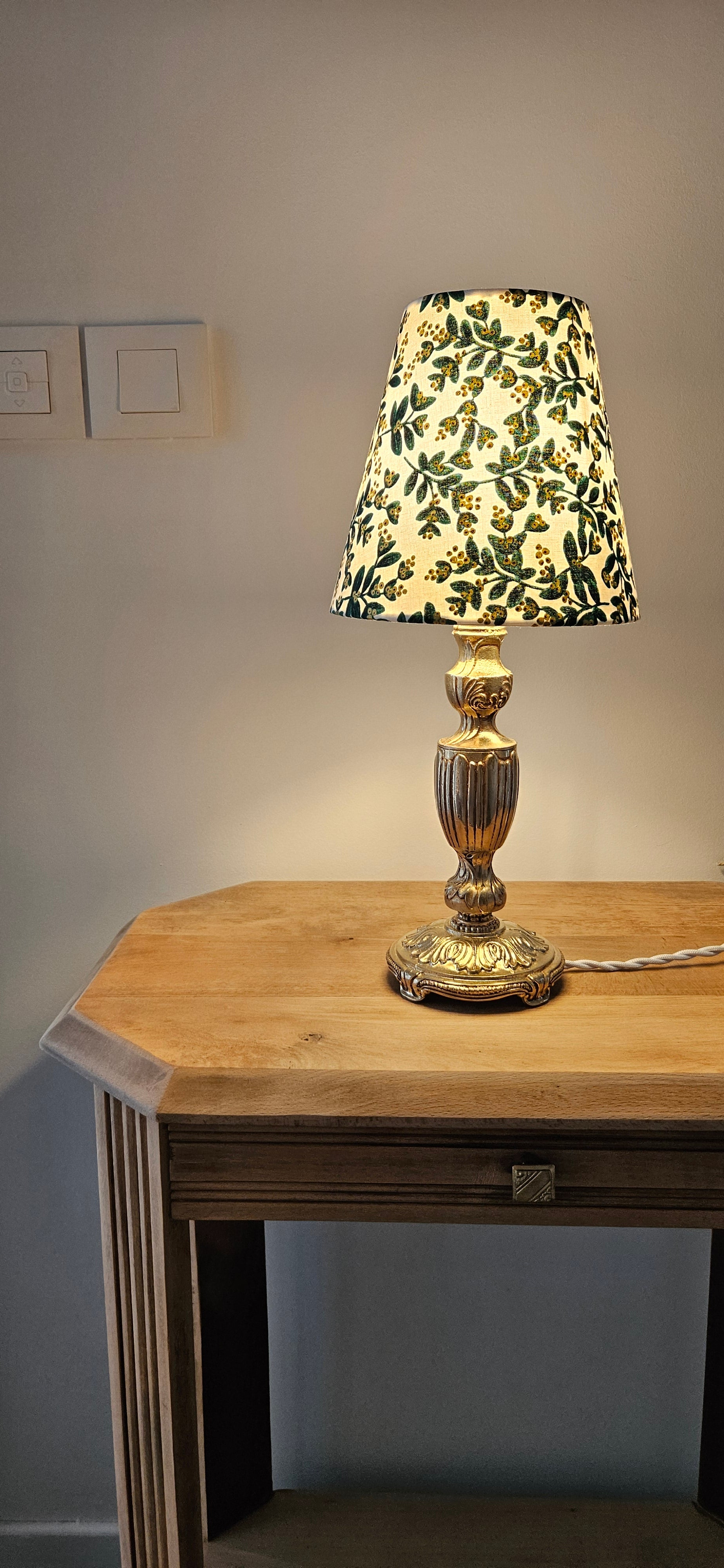 LAMPE VINTAGE RELOOKÉE – PIÈCE UNIQUE
