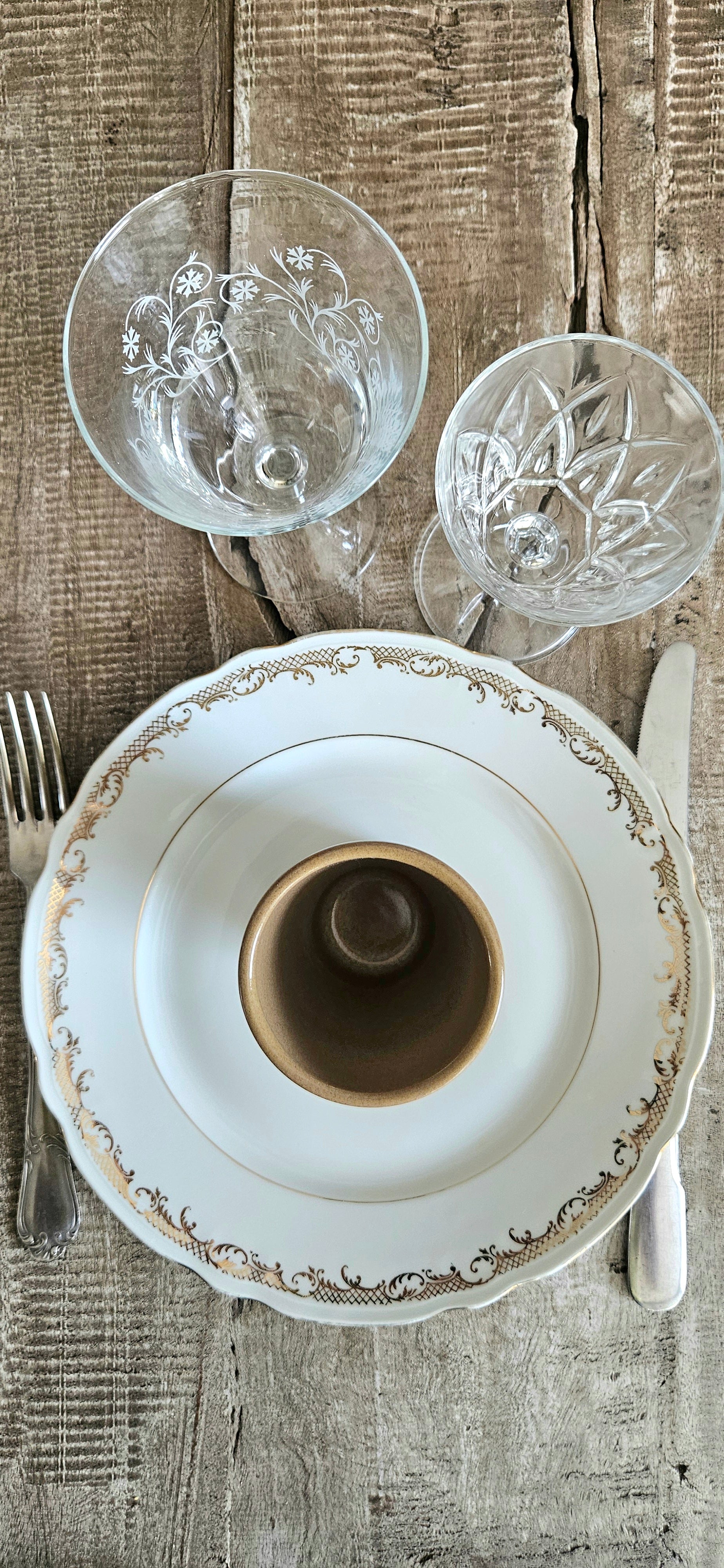 Assiette ancienne Berry Haute Porcelaine – Porcelaine française blanche et dorée