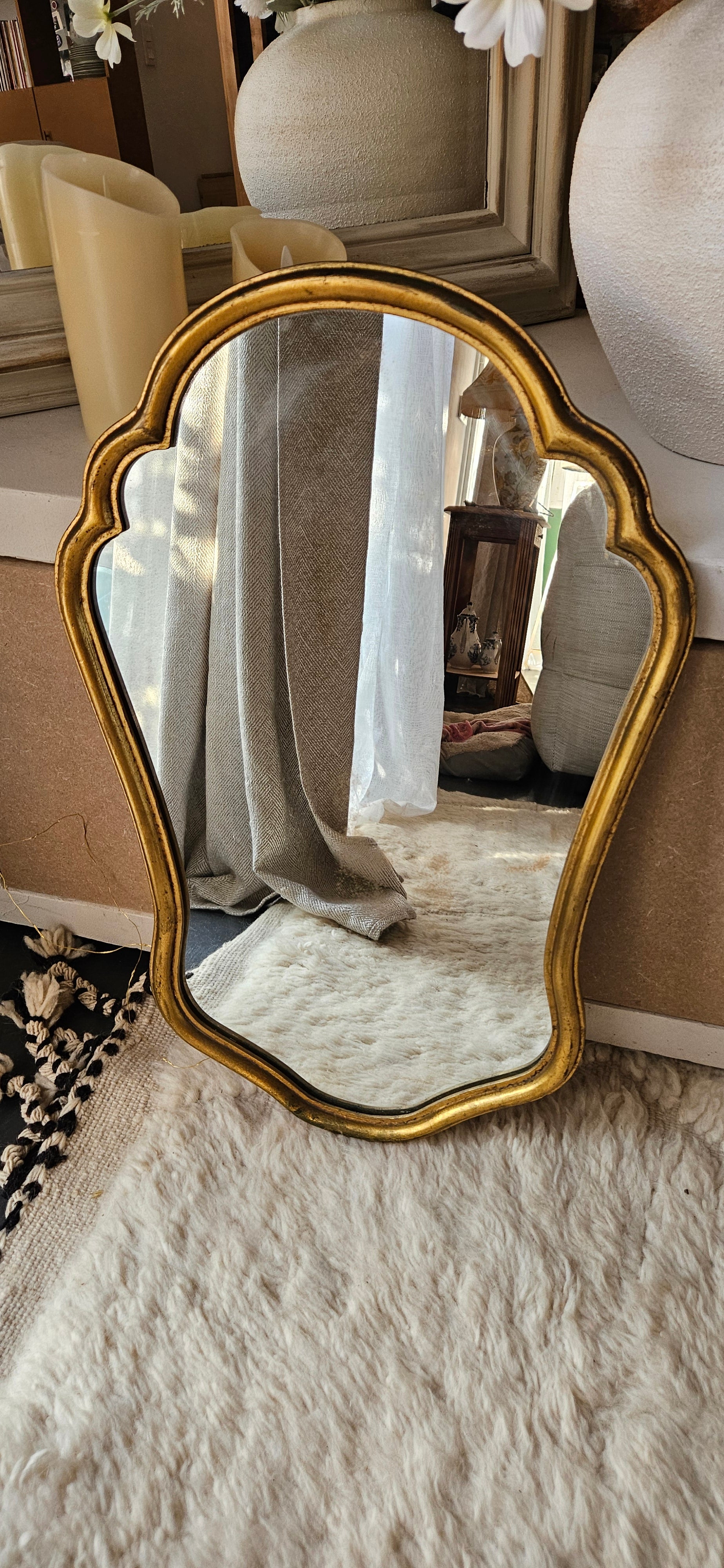 Miroir ancien style baroque