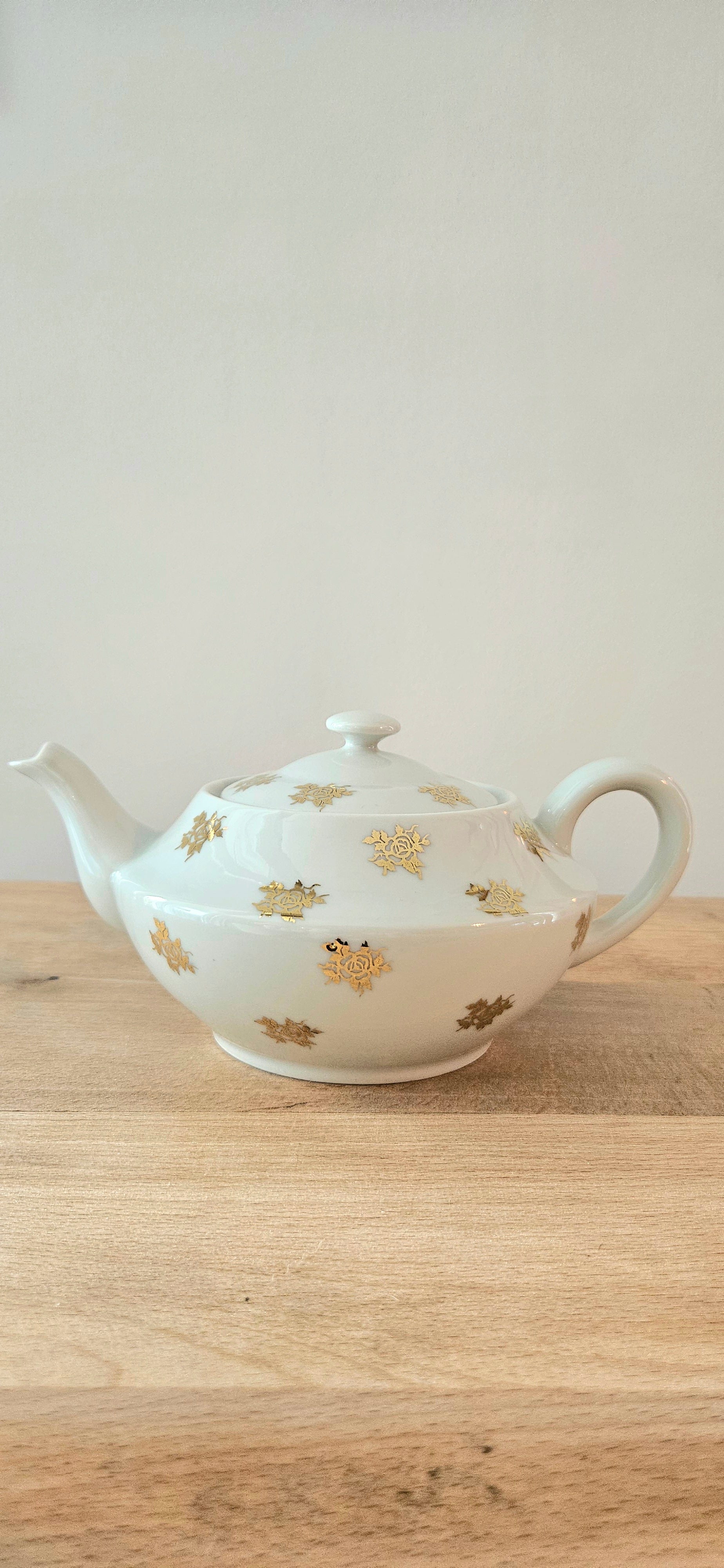 Service à café vintage Limoges doré Marcel Chaufriasse – théière cafetière tasses porcelaine française