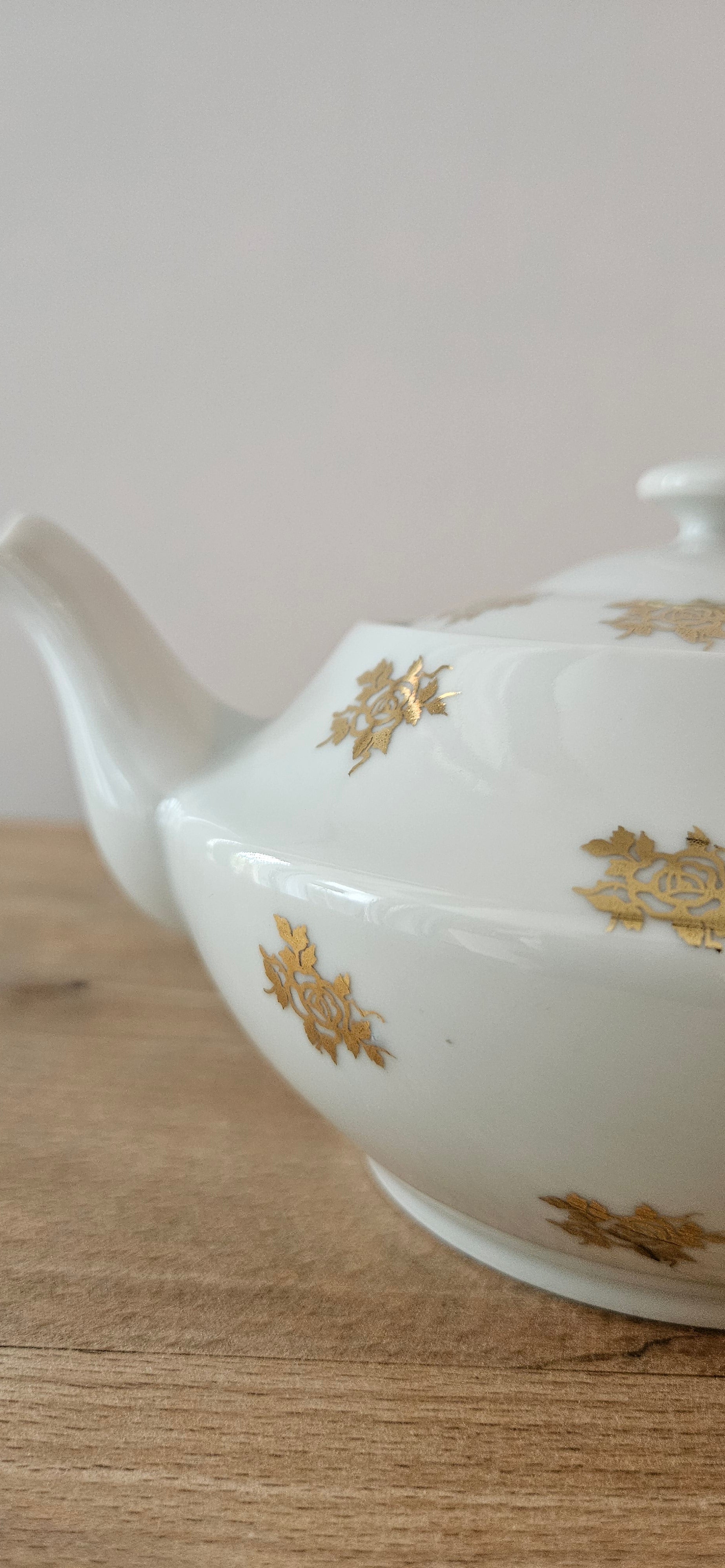 Service à café vintage Limoges doré Marcel Chaufriasse – théière cafetière tasses porcelaine française