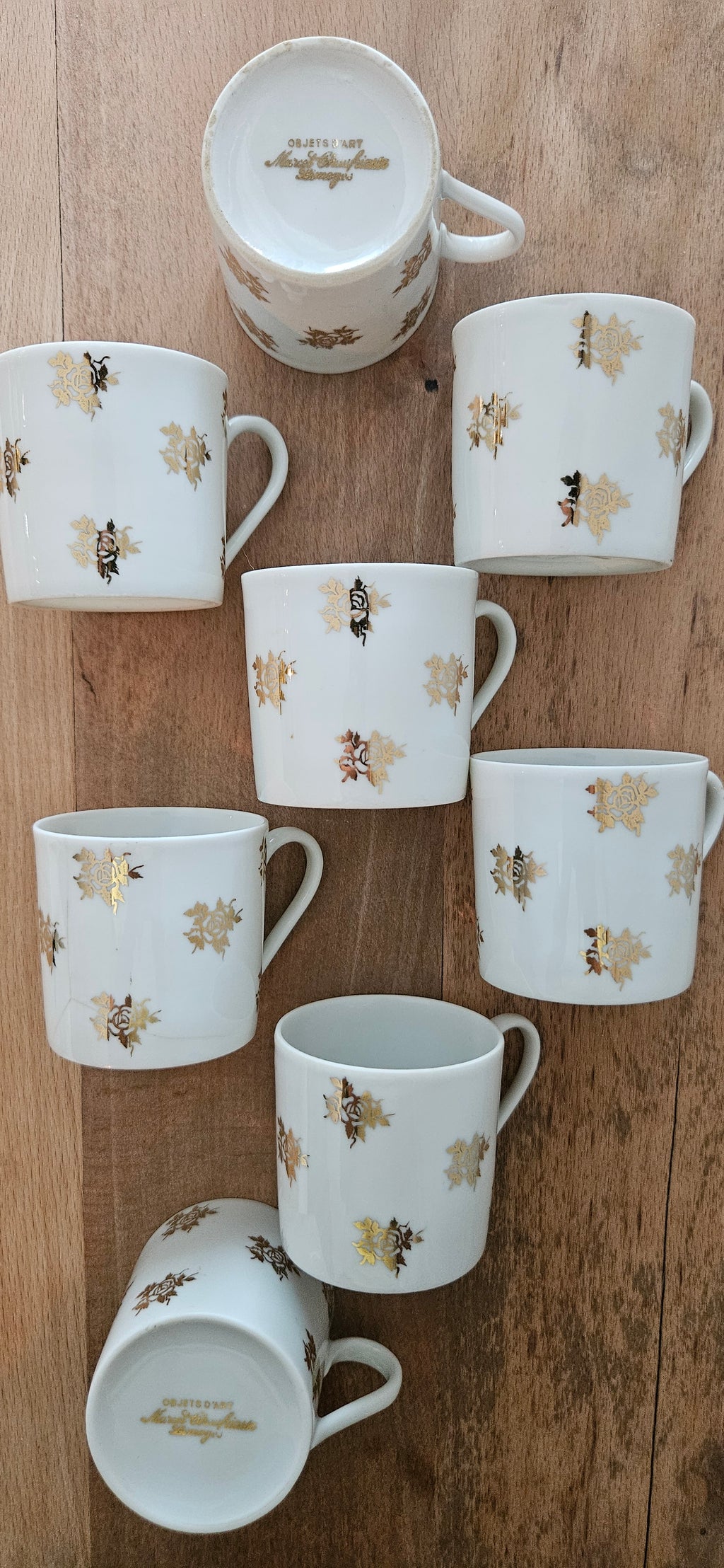 Service à café vintage Limoges doré Marcel Chaufriasse – théière cafetière tasses porcelaine française