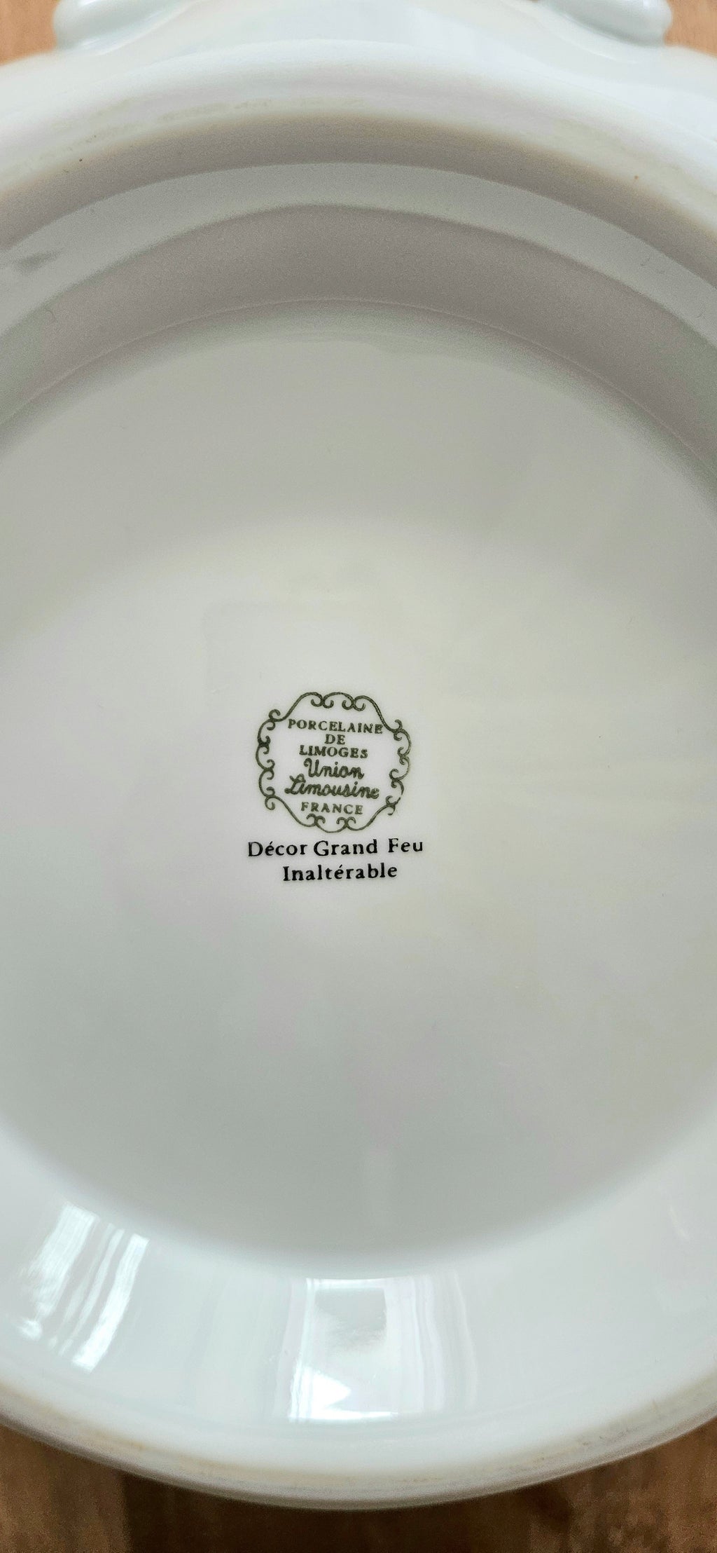Soupière vintage Limoges Union Limousine – porcelaine française fleurie