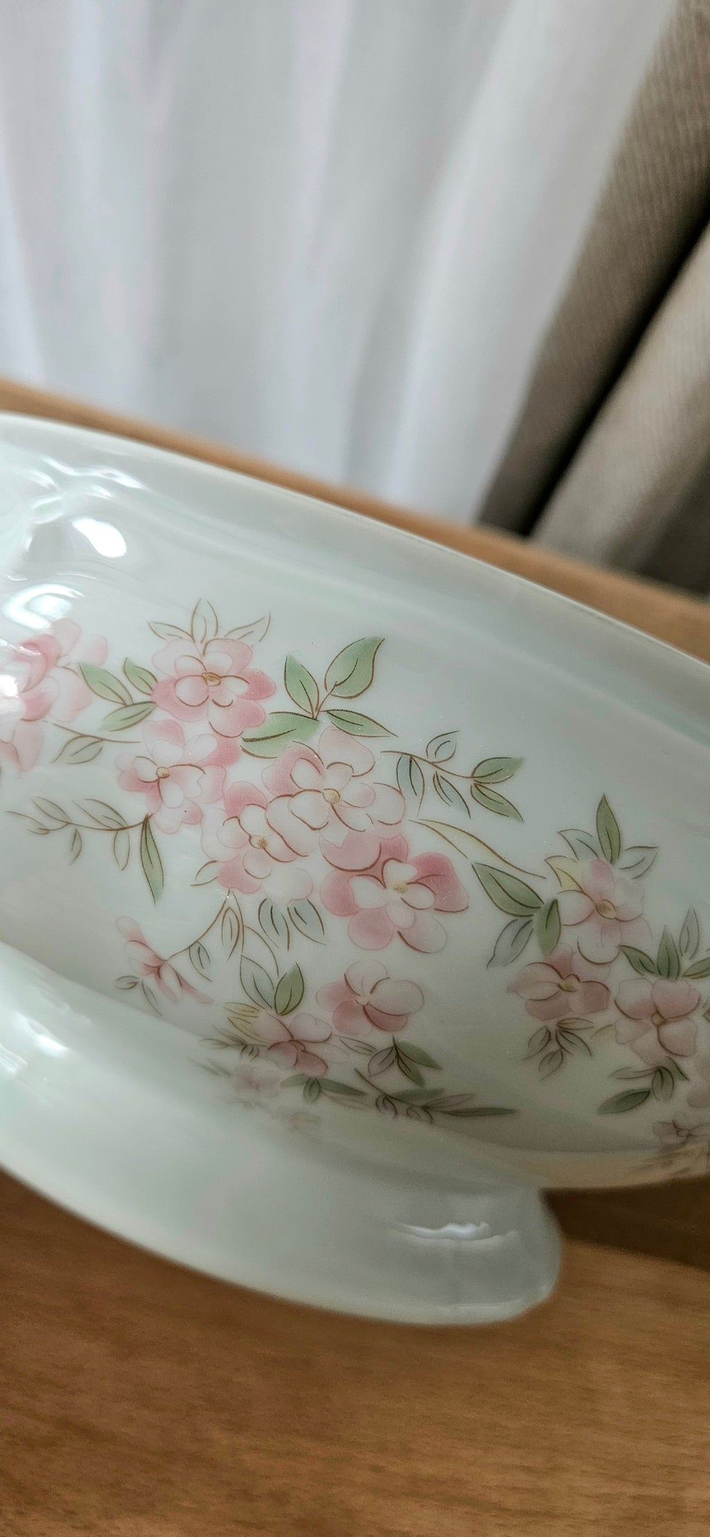 Soupière vintage Limoges Union Limousine – porcelaine française fleurie