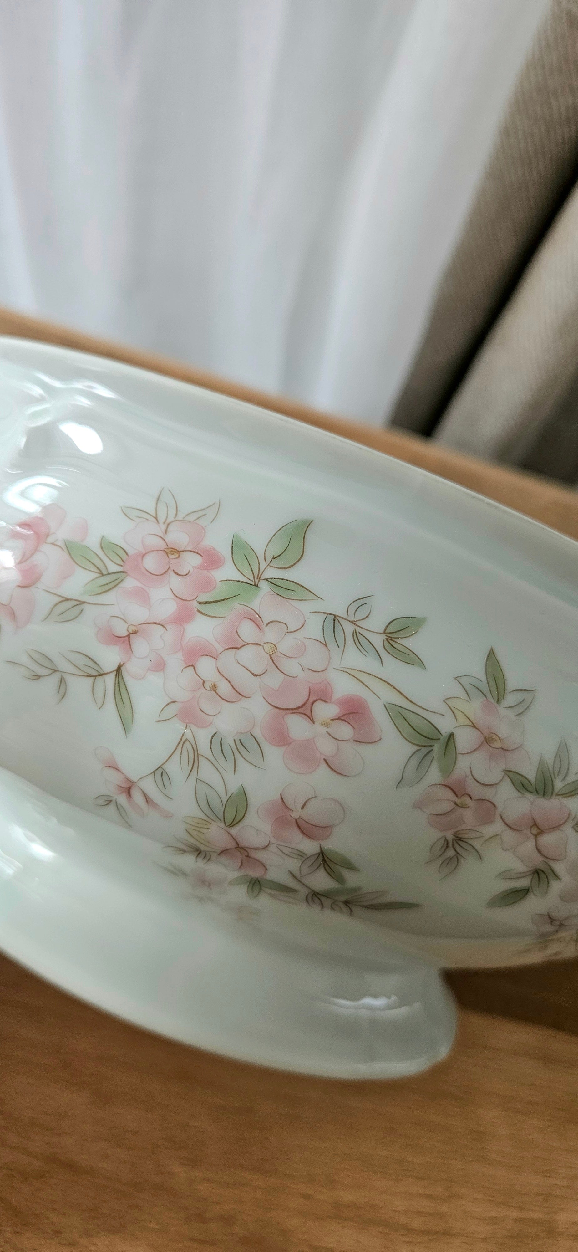 Soupière vintage Limoges Union Limousine – porcelaine française fleurie