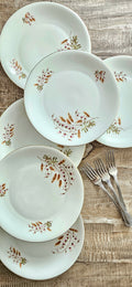 Assiette vintage française en porcelaine Berry – décor floral champêtre