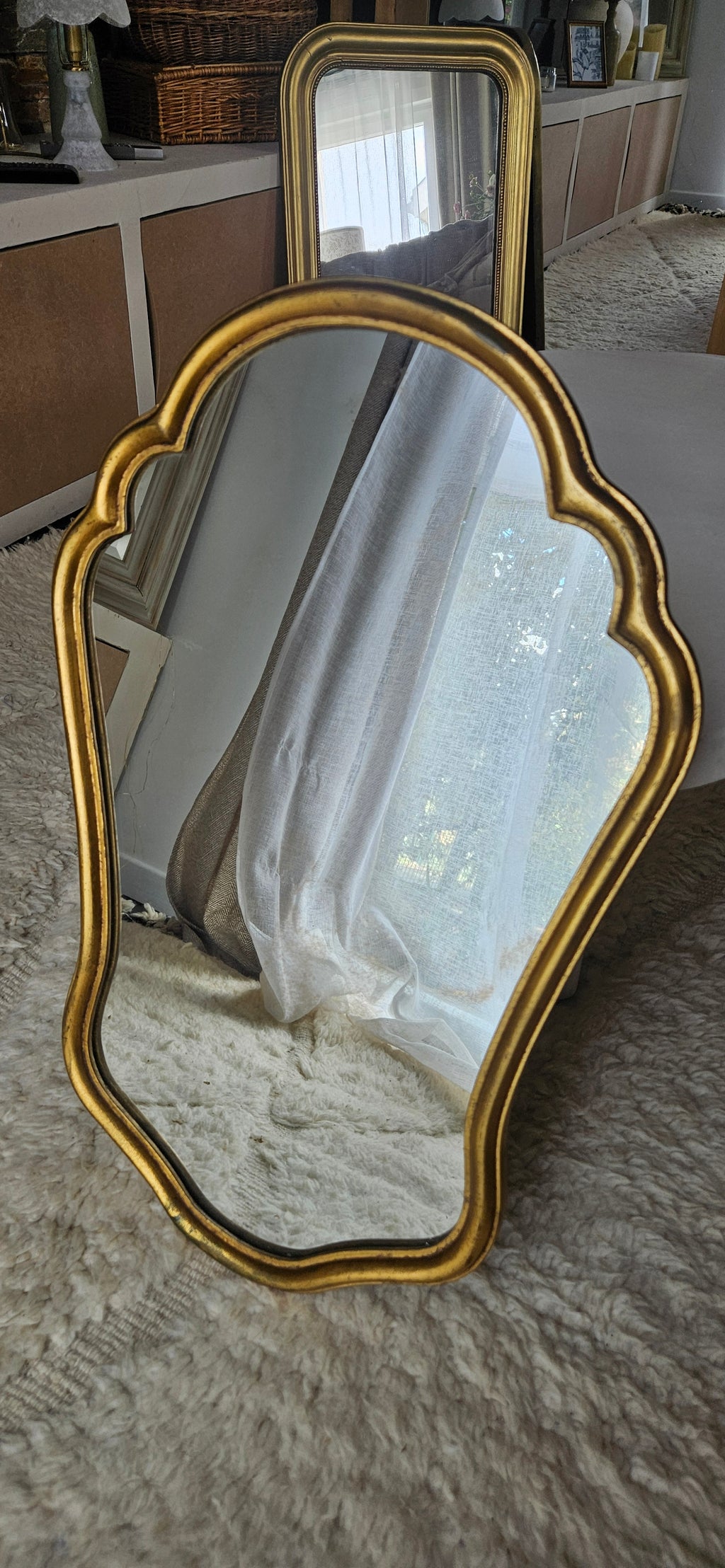 Miroir ancien style baroque