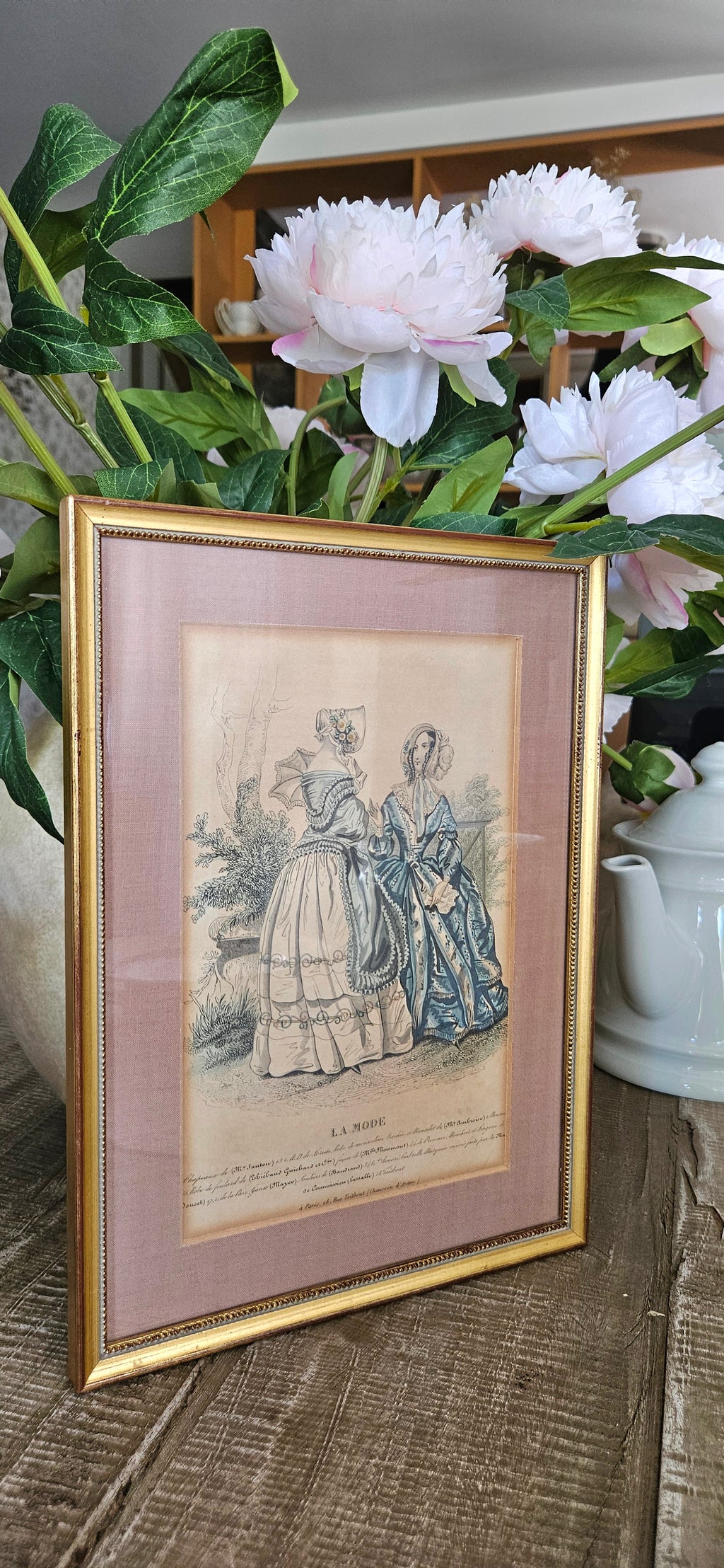 Charmante paire de gravures de mode françaises anciennes