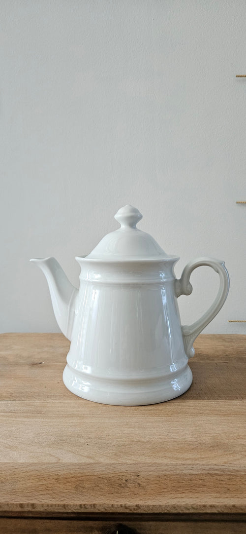 Cafetière ancienne Winterling Bavaria blanche – Porcelaine allemande vintage 1L