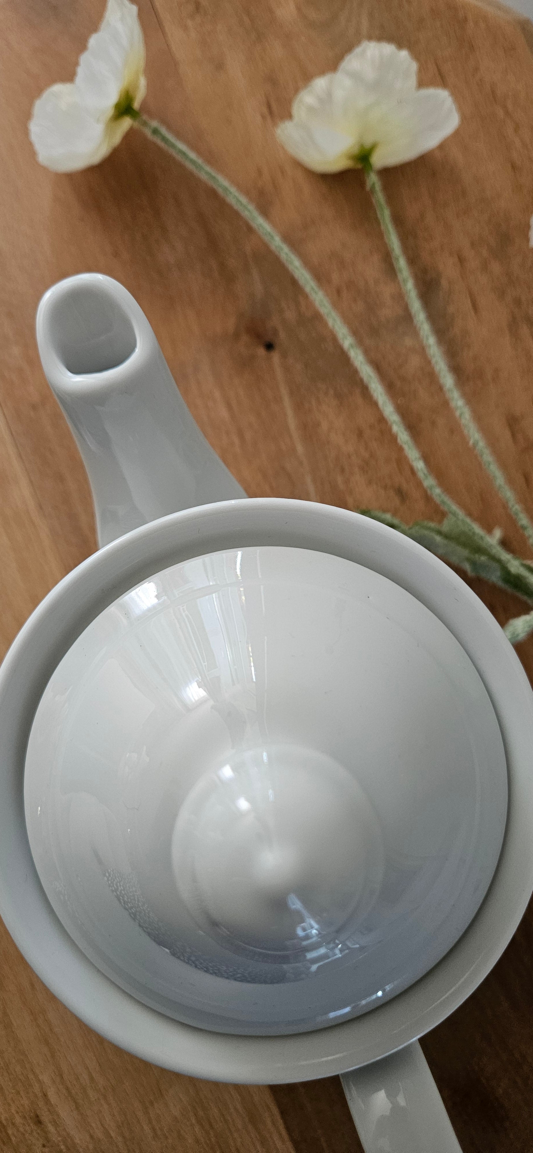 Cafetière ancienne Winterling Bavaria blanche – Porcelaine allemande vintage 1L