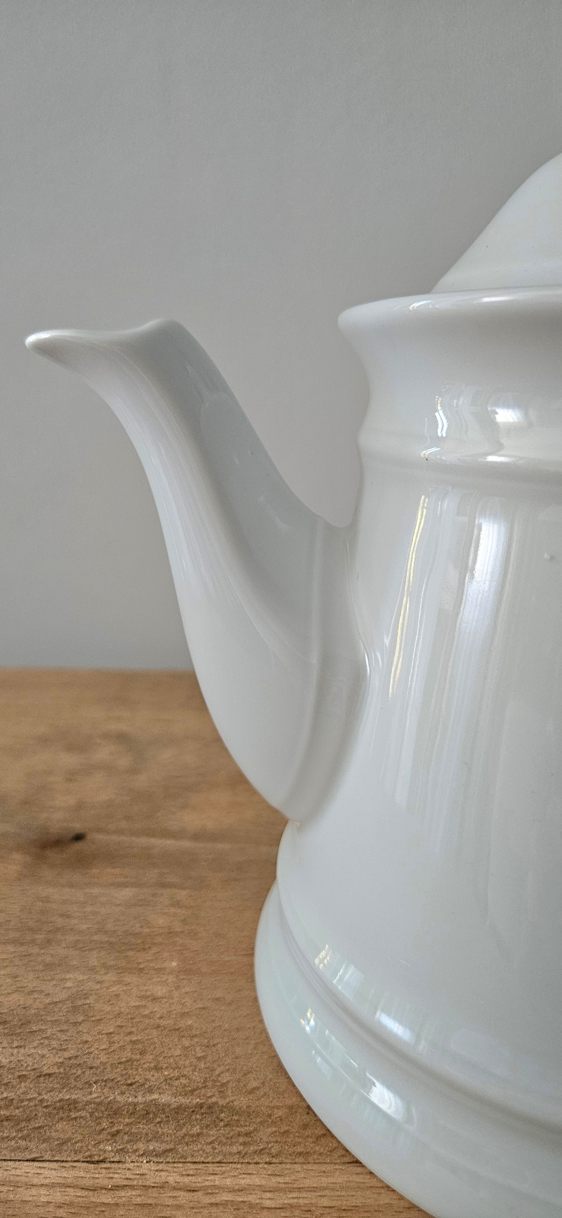 Cafetière ancienne Winterling Bavaria blanche – Porcelaine allemande vintage 1L
