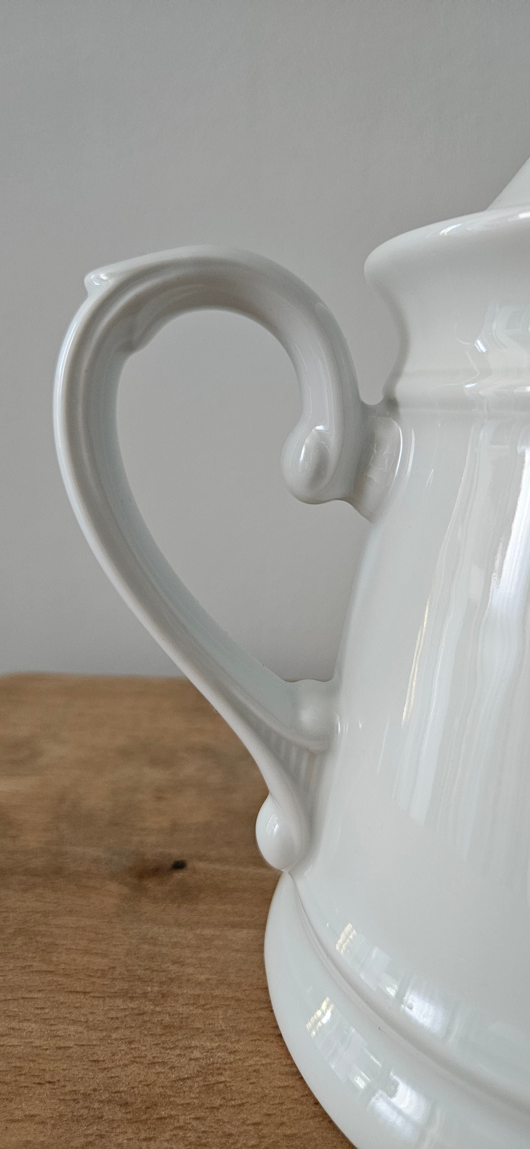Cafetière ancienne Winterling Bavaria blanche – Porcelaine allemande vintage 1L