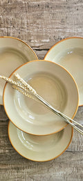 Lot 4 assiettes creuses vintage Tulowice