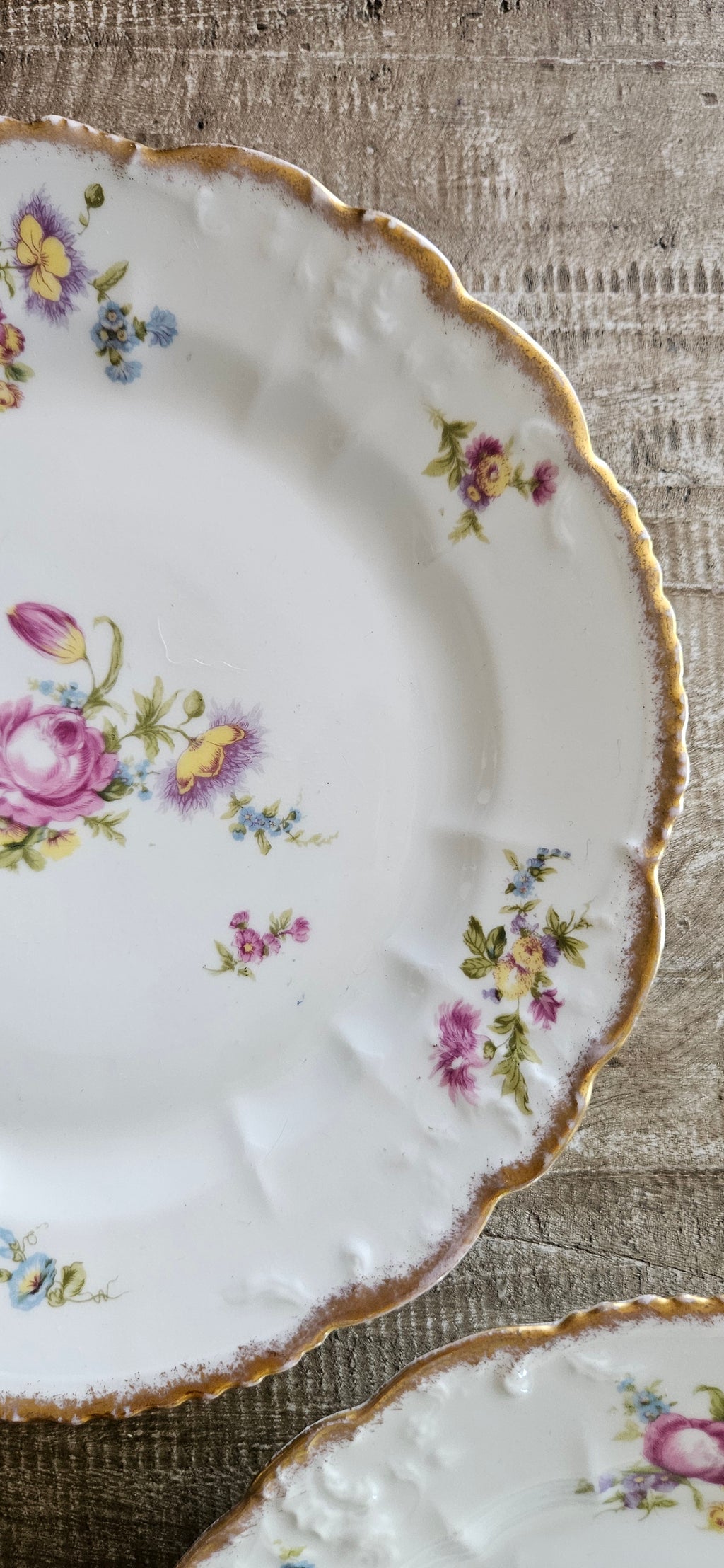 Duo compotiers anciens - porcelaine début 20ème