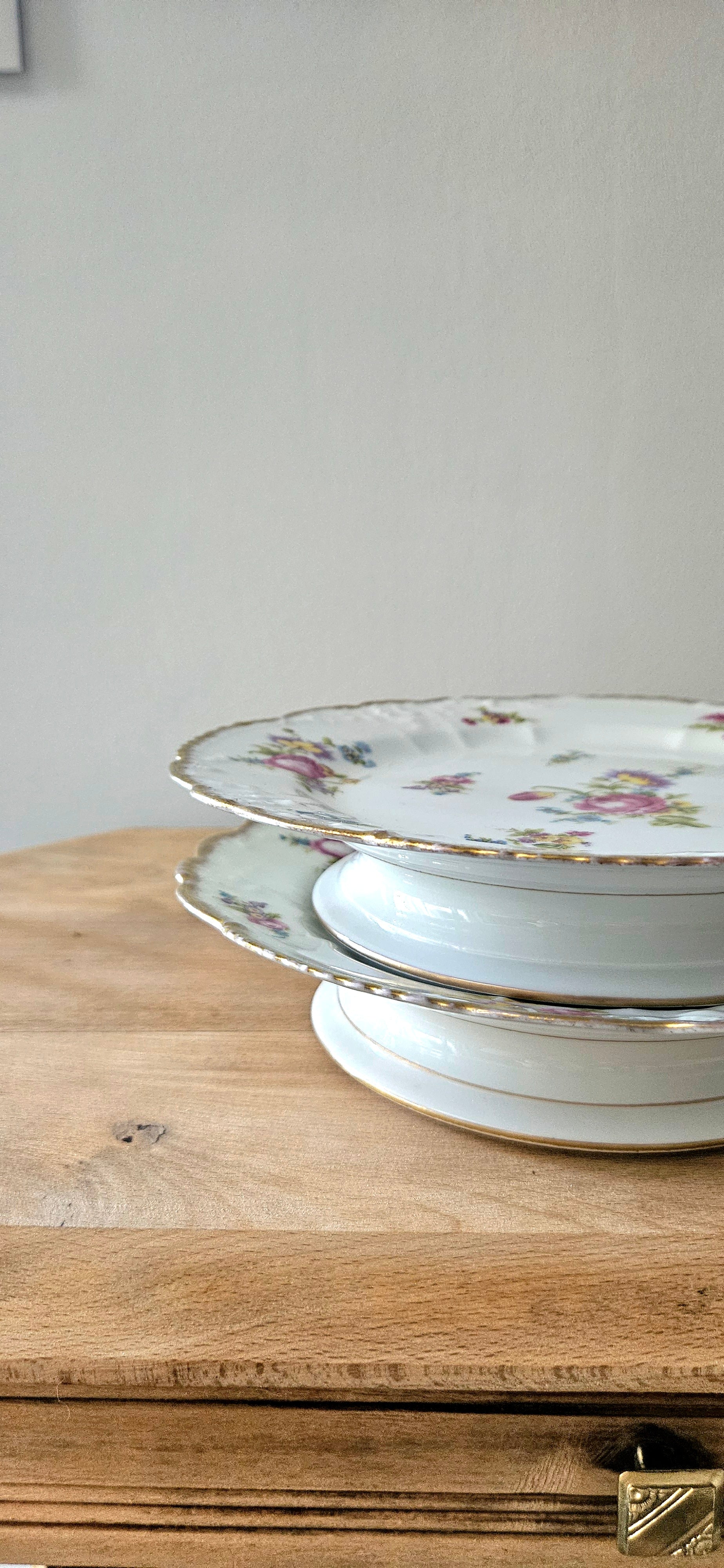 Duo compotiers anciens - porcelaine début 20ème