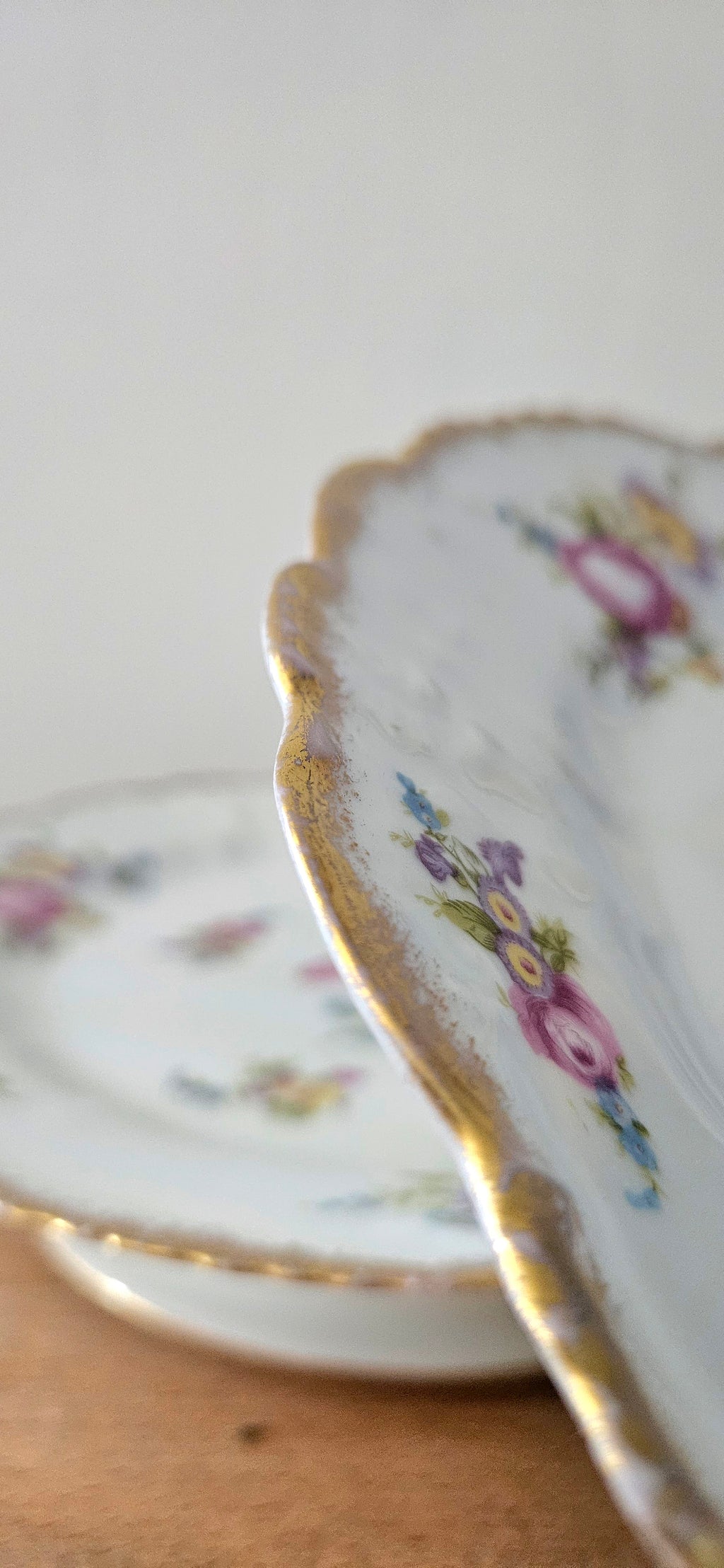 Duo compotiers anciens - porcelaine début 20ème
