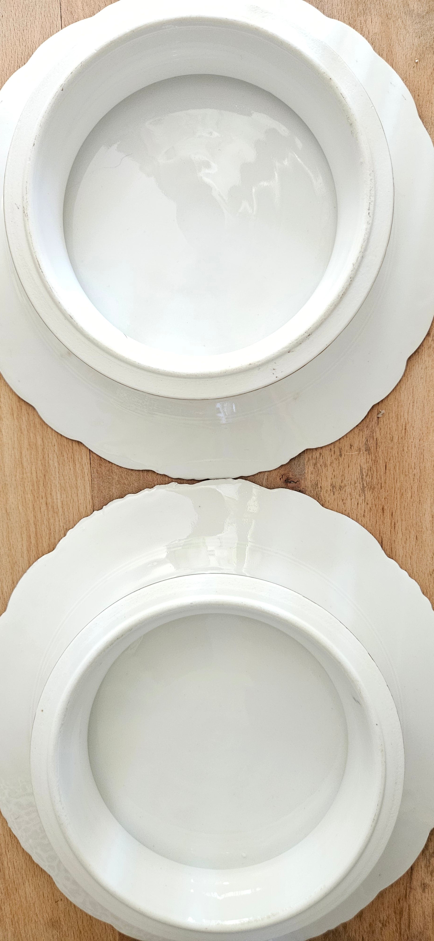 Duo compotiers anciens - porcelaine début 20ème